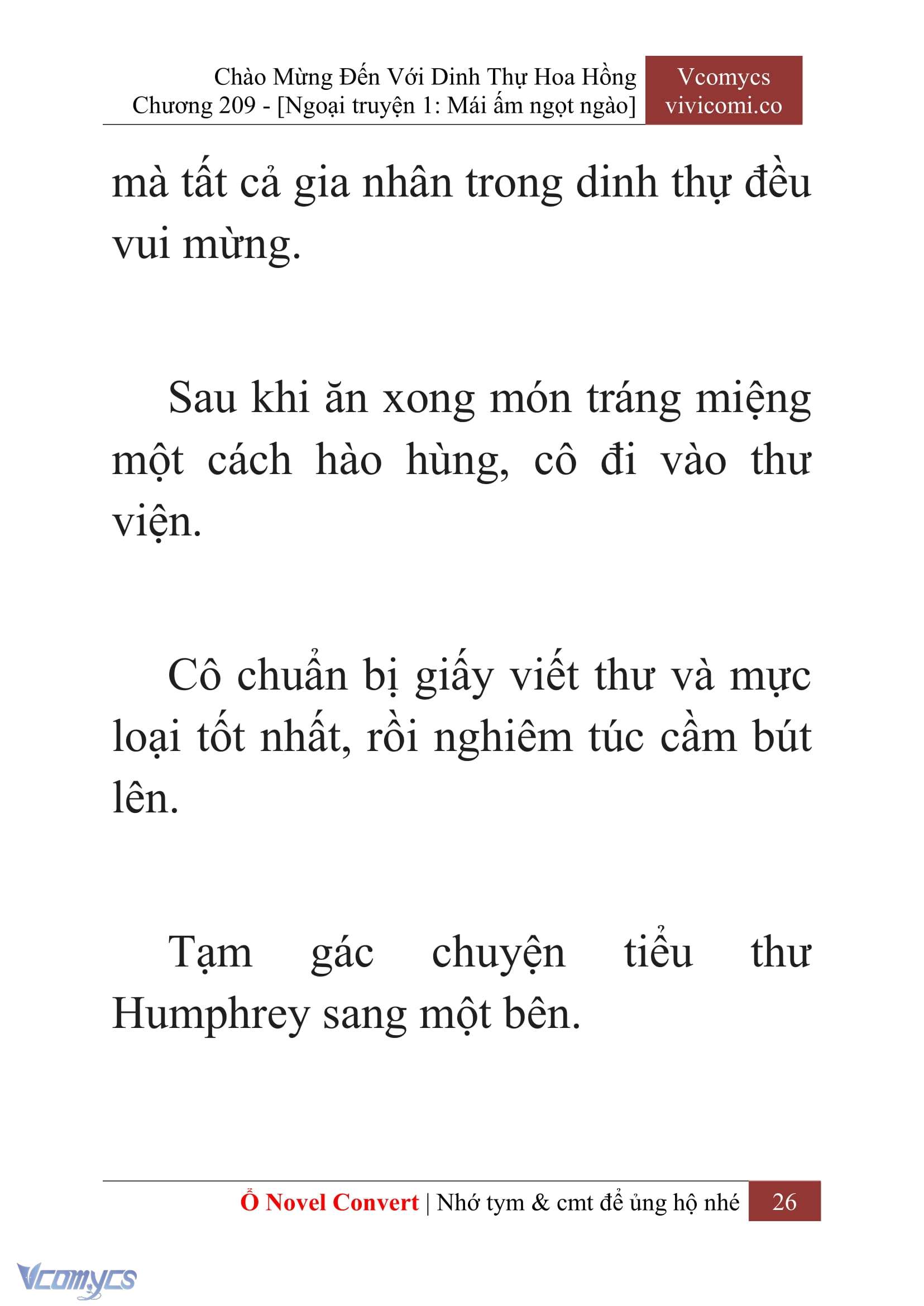 [Novel] Chào Mừng Đến Với Dinh Thự Hoa Hồng Chap 209 - Trang 2
