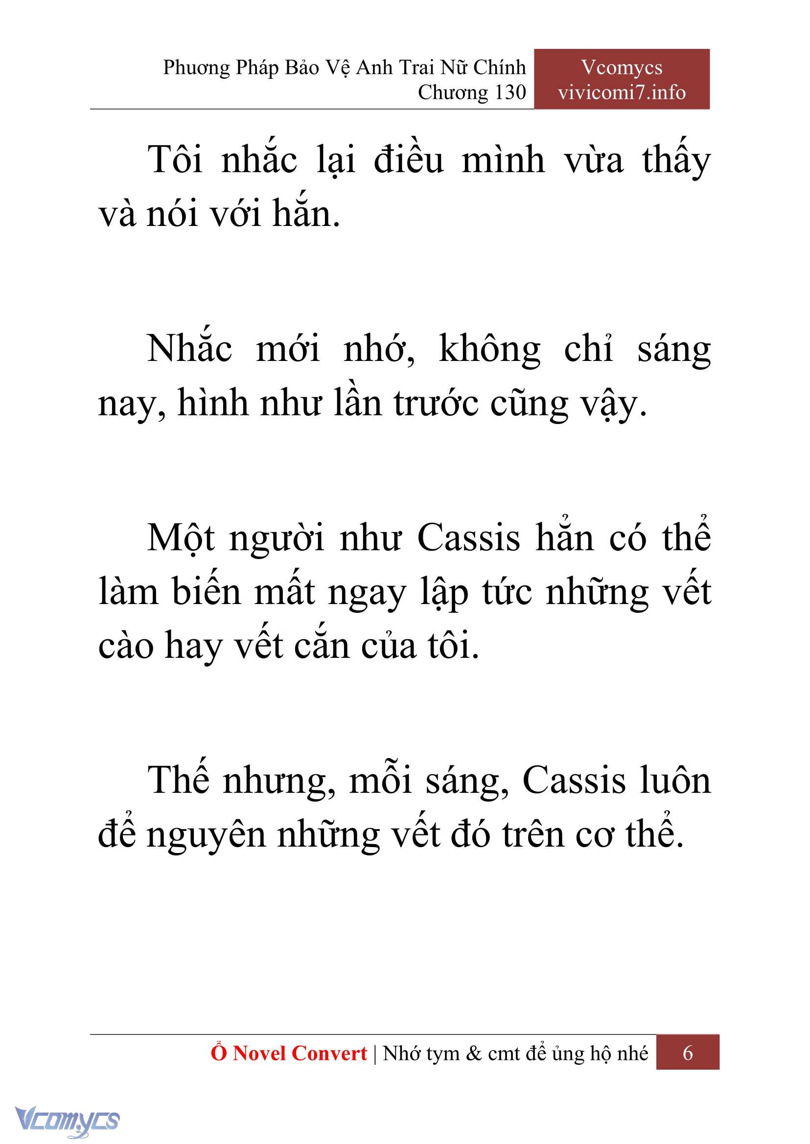 [Novel] Phương Pháp Bảo Vệ Anh Trai Nữ Chính Chap 130 - Trang 2