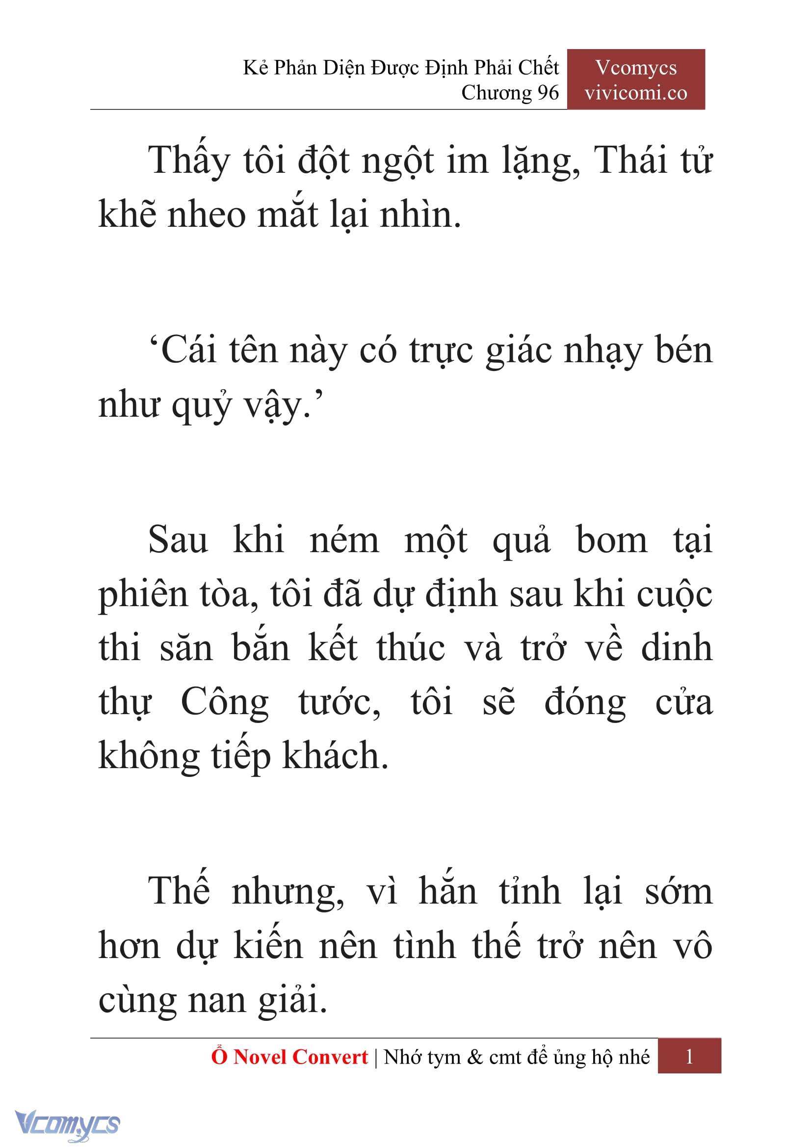 [Novel] Kẻ Phản Diện Được Định Phải Chết Chap 96 - Trang 2