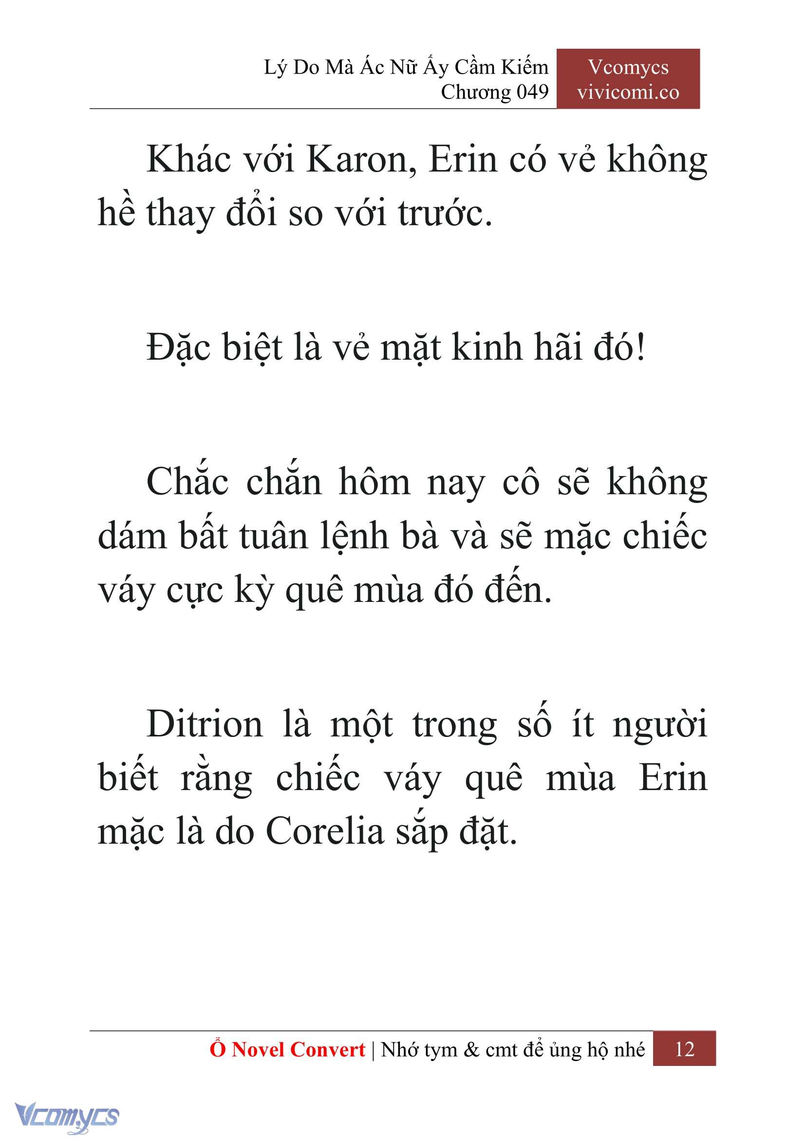 [Novel] Lý Do Mà Ác Nữ Ấy Cầm Kiếm Chap 49 - Trang 2