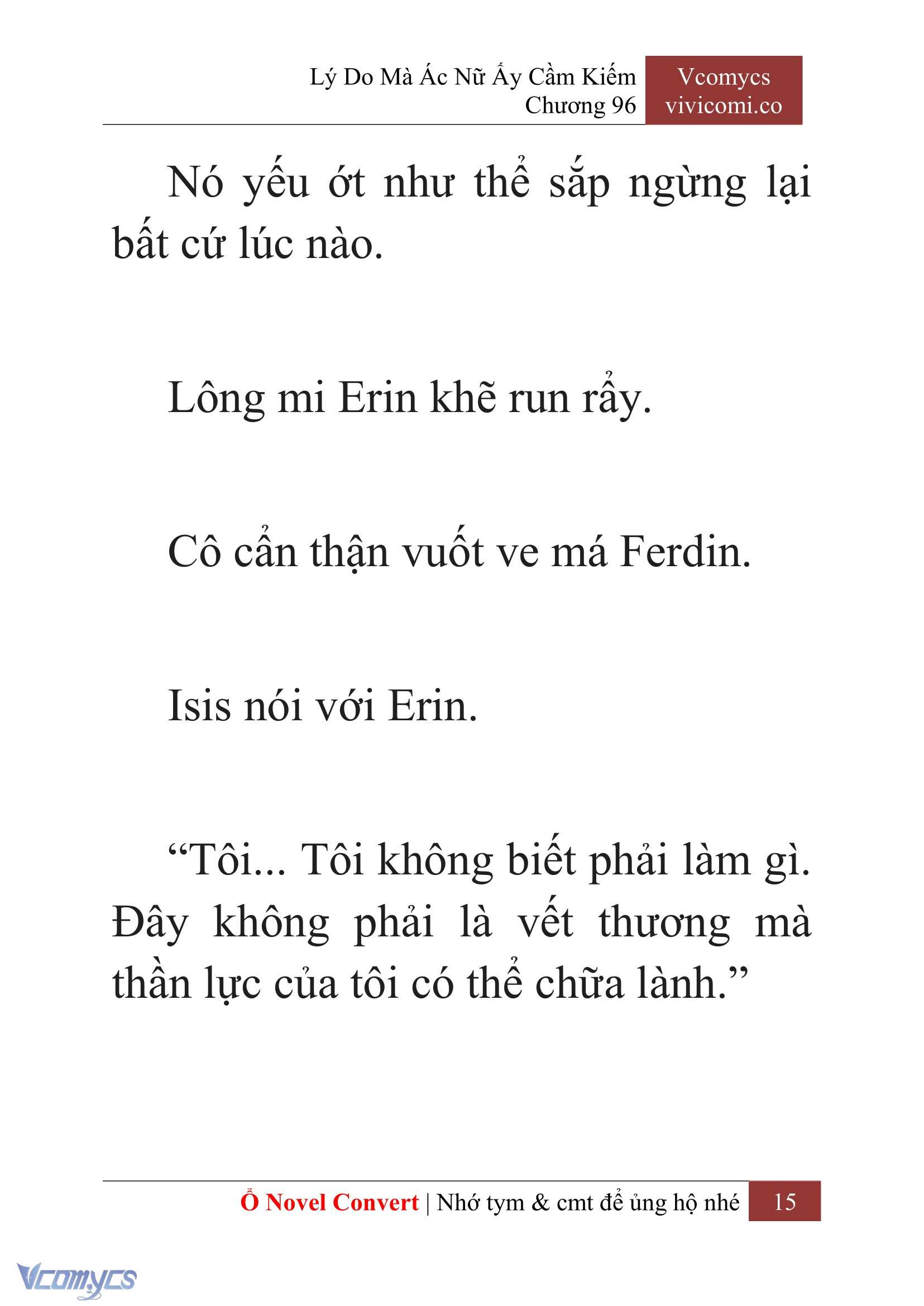 [Novel] Lý Do Mà Ác Nữ Ấy Cầm Kiếm Chap 96 - Trang 2