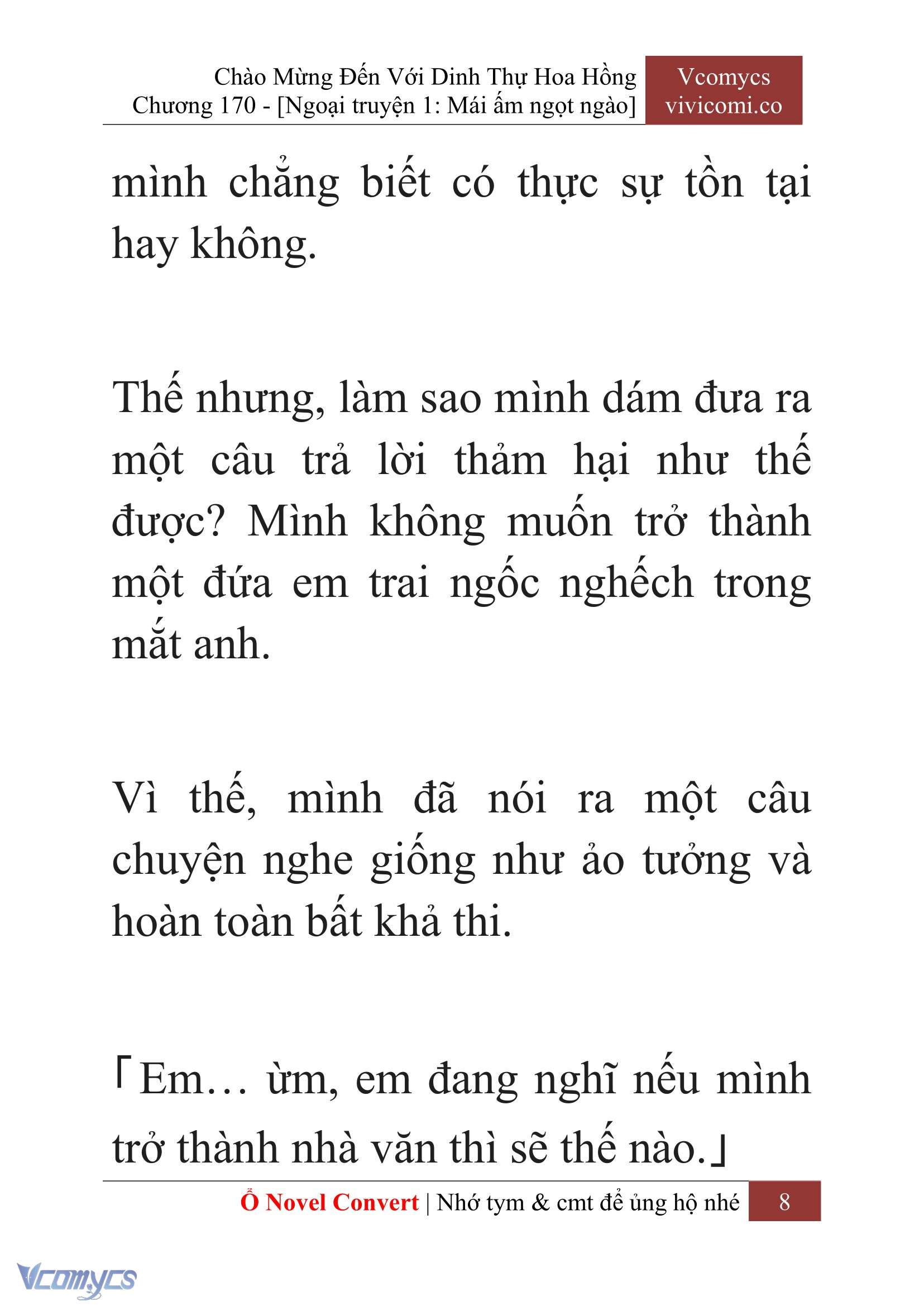 [Novel] Chào Mừng Đến Với Dinh Thự Hoa Hồng Chap 170 - Trang 2