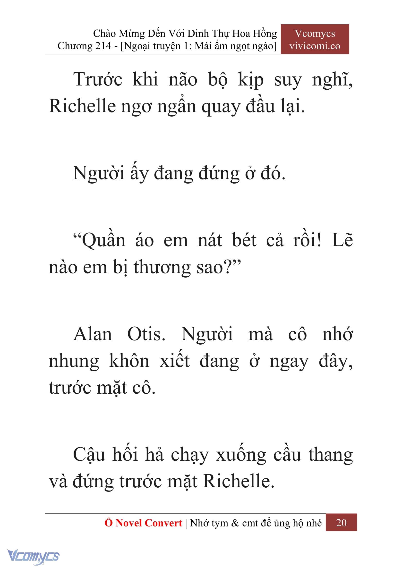 [Novel] Chào Mừng Đến Với Dinh Thự Hoa Hồng Chap 214 - Trang 2