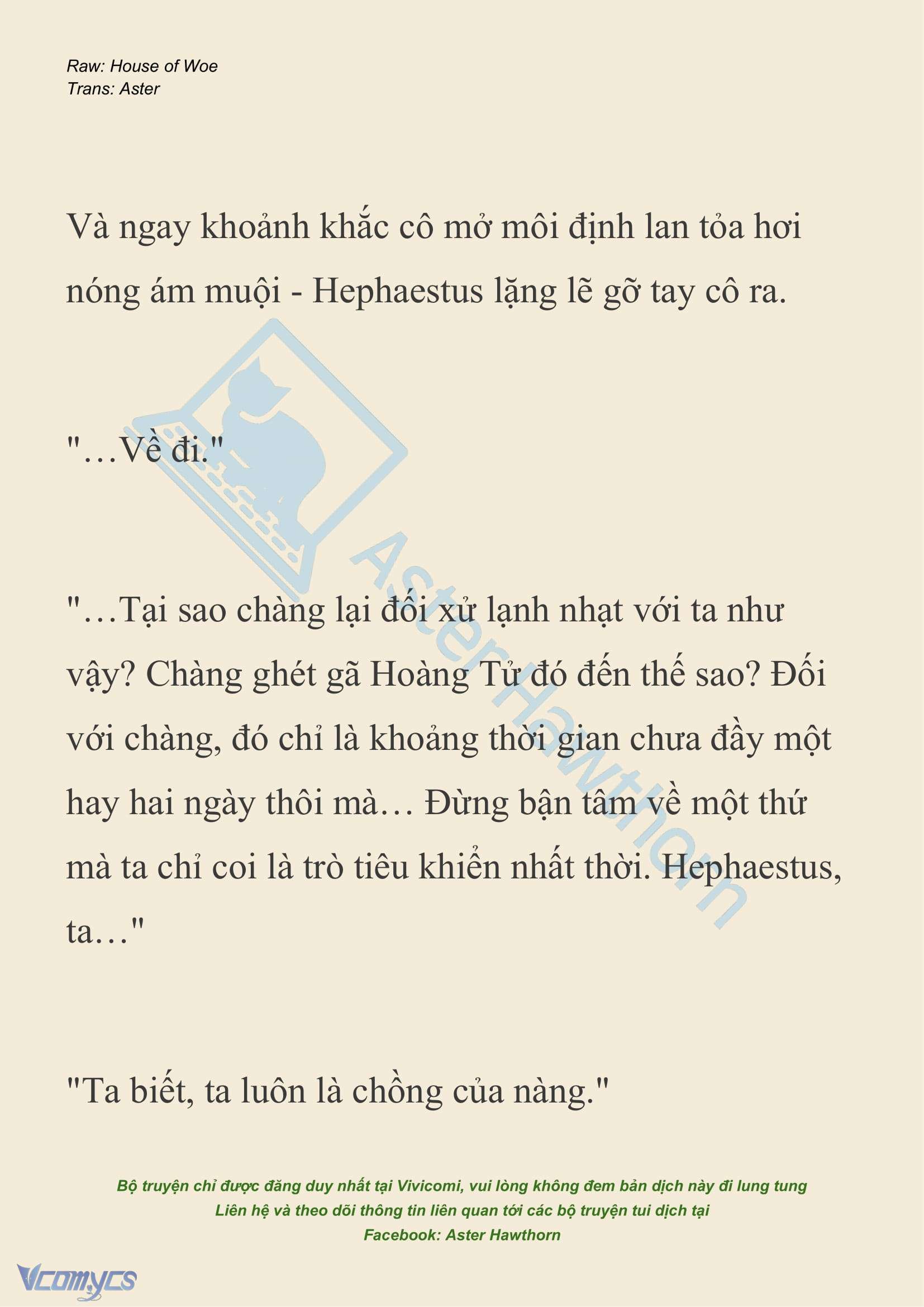 [NOVEL] Dành Cho Các Nữ Thần: Dành cho Psyche Chap 37 - Next Chap 38