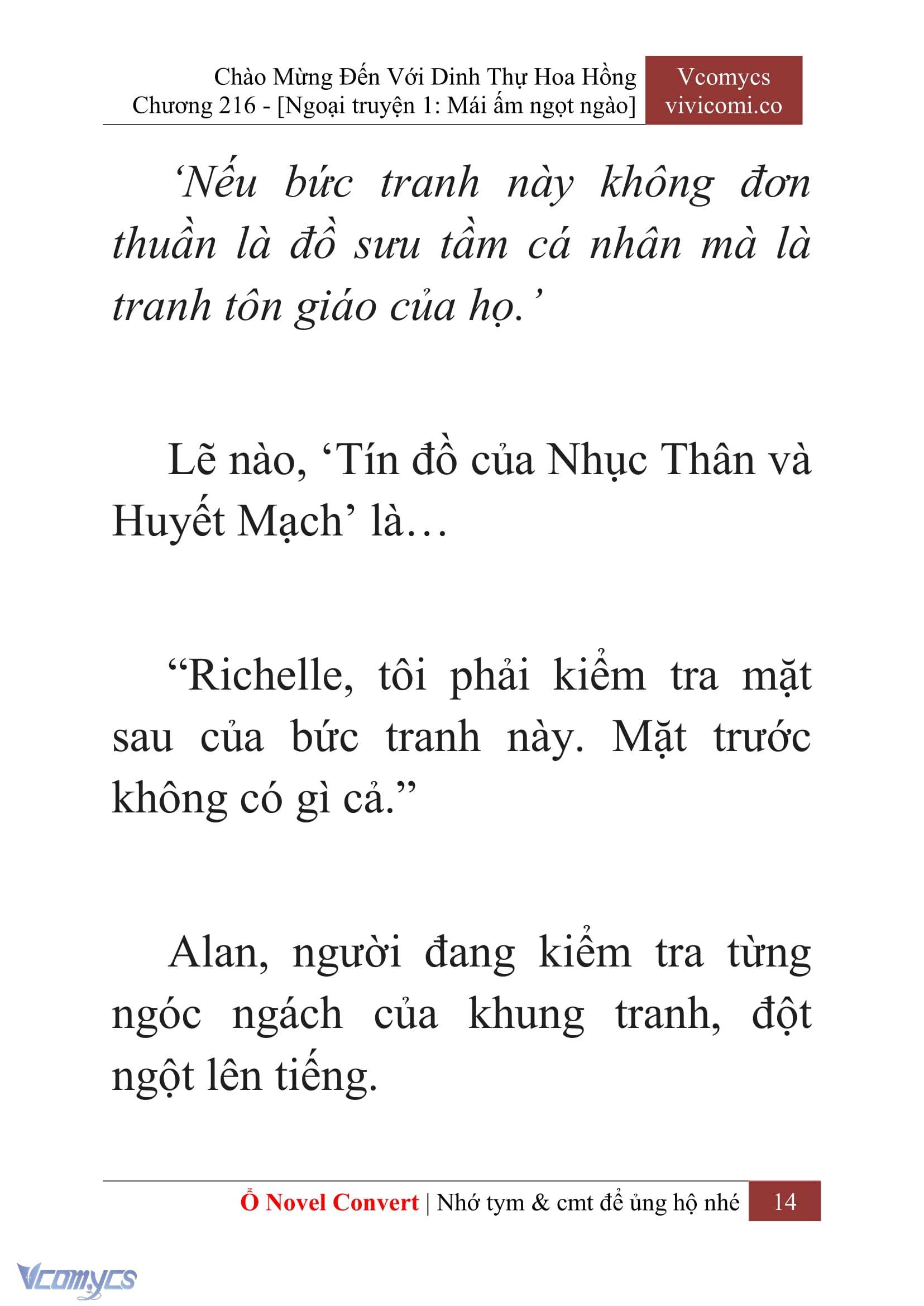 [Novel] Chào Mừng Đến Với Dinh Thự Hoa Hồng Chap 216 - Trang 2