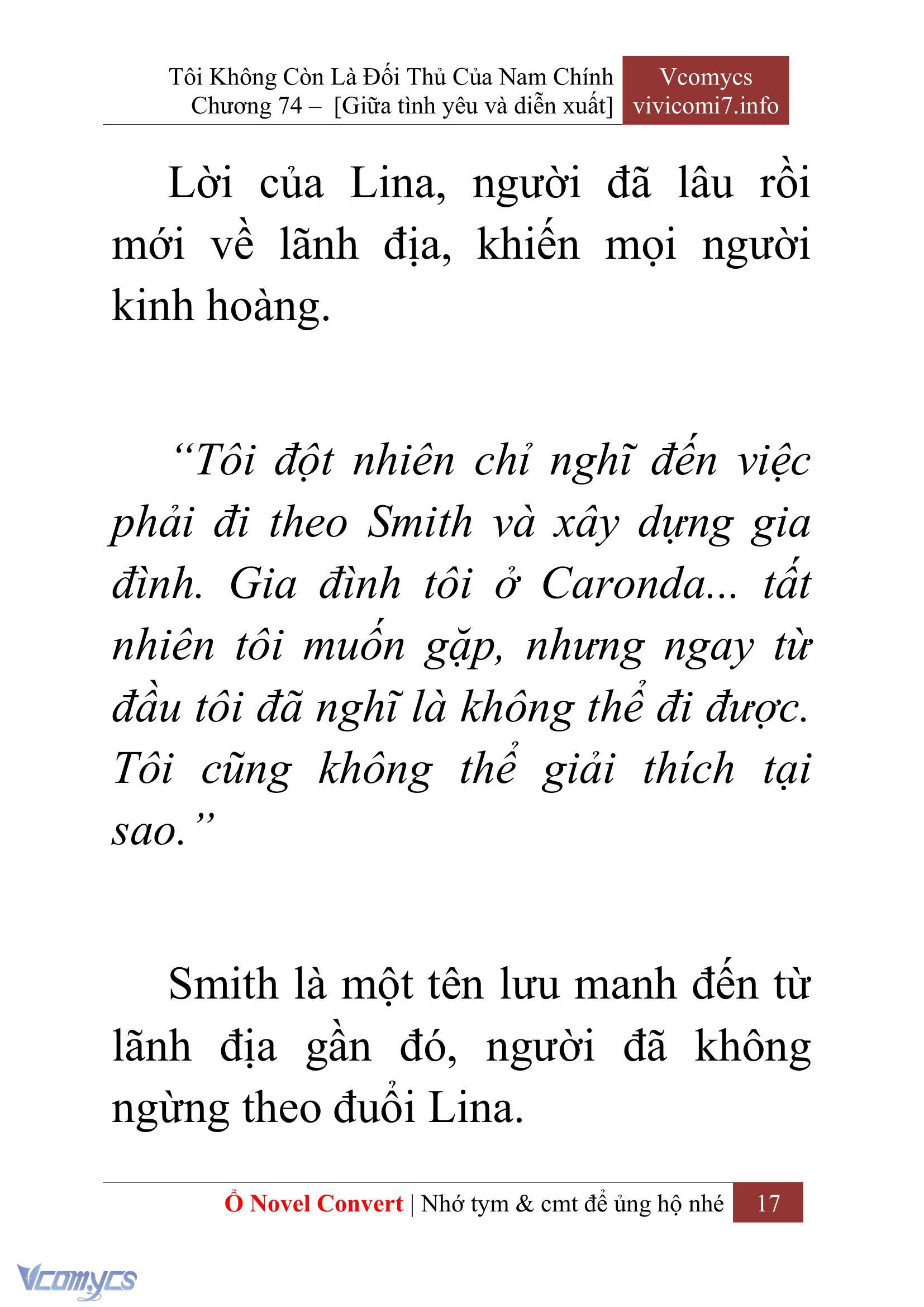 [Novel] Tôi Không Còn Là Đối Thủ Của Nam Chính Chap 74 - Trang 2