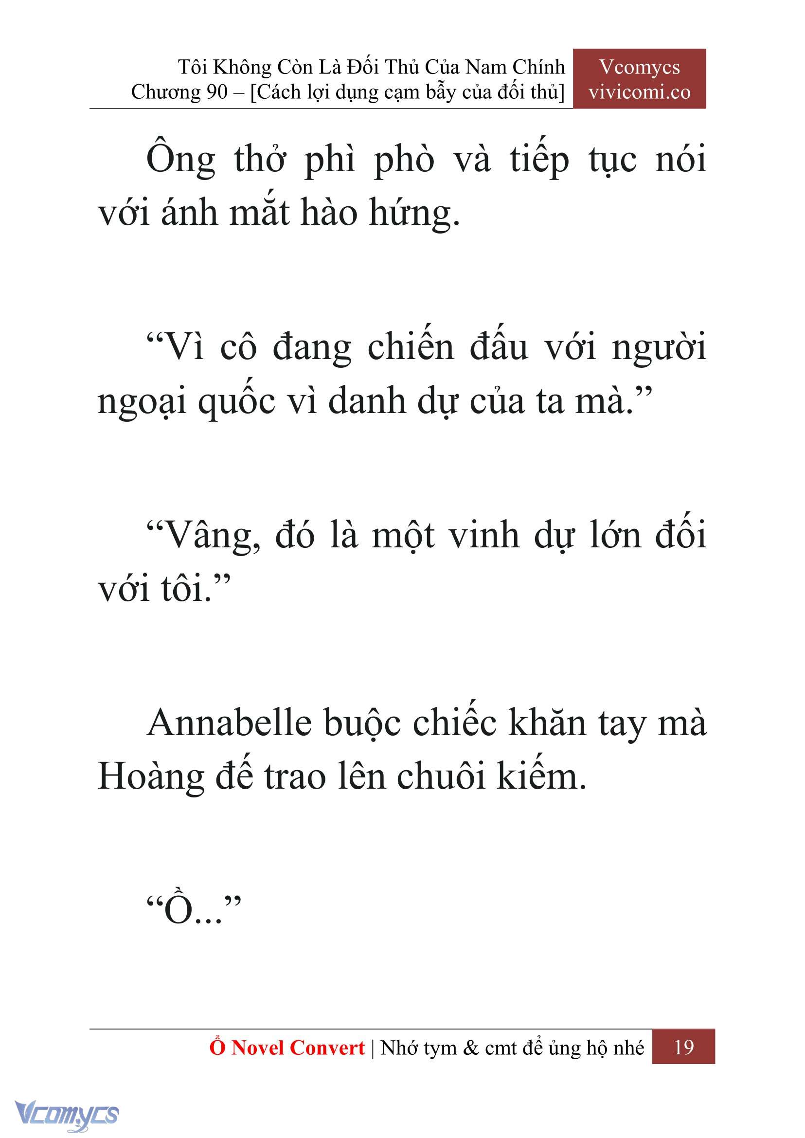 [Novel] Tôi Không Còn Là Đối Thủ Của Nam Chính Chap 90 - Trang 2
