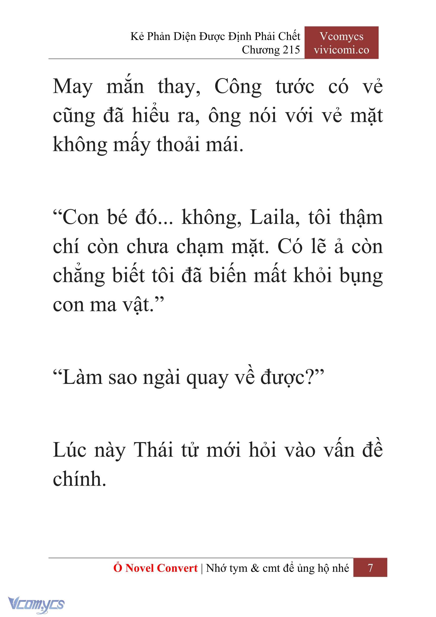 [Novel] Kẻ Phản Diện Được Định Phải Chết Chap 215 - Next Chap 216