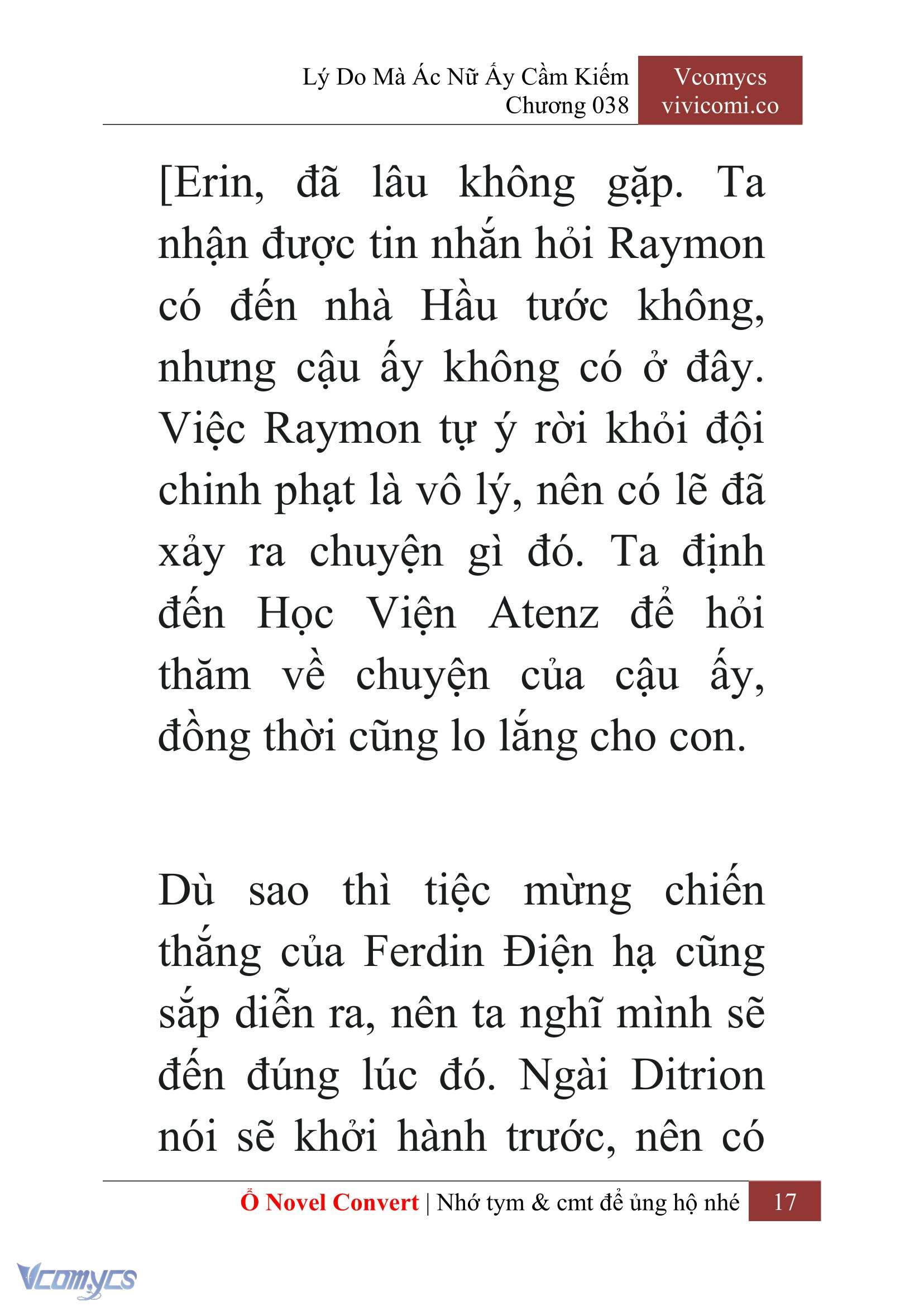 [Novel] Lý Do Mà Ác Nữ Ấy Cầm Kiếm Chap 38 - Trang 2