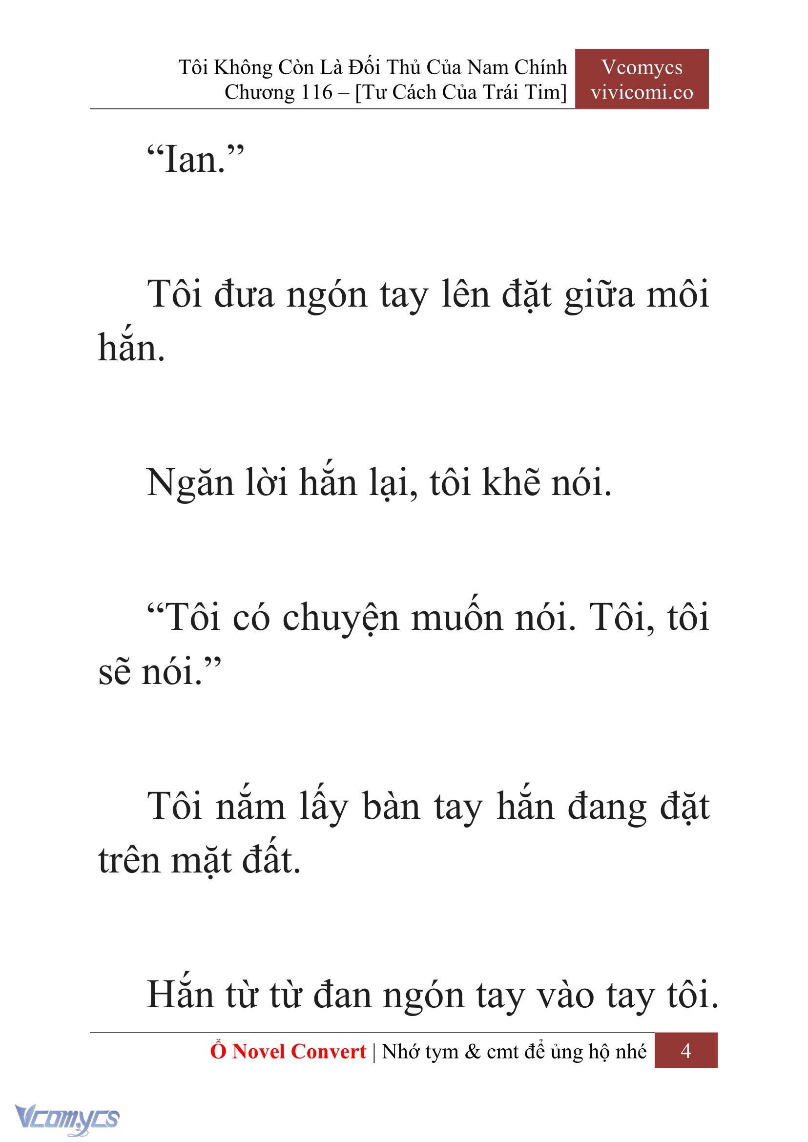 [Novel] Tôi Không Còn Là Đối Thủ Của Nam Chính Chap 116 - Trang 2