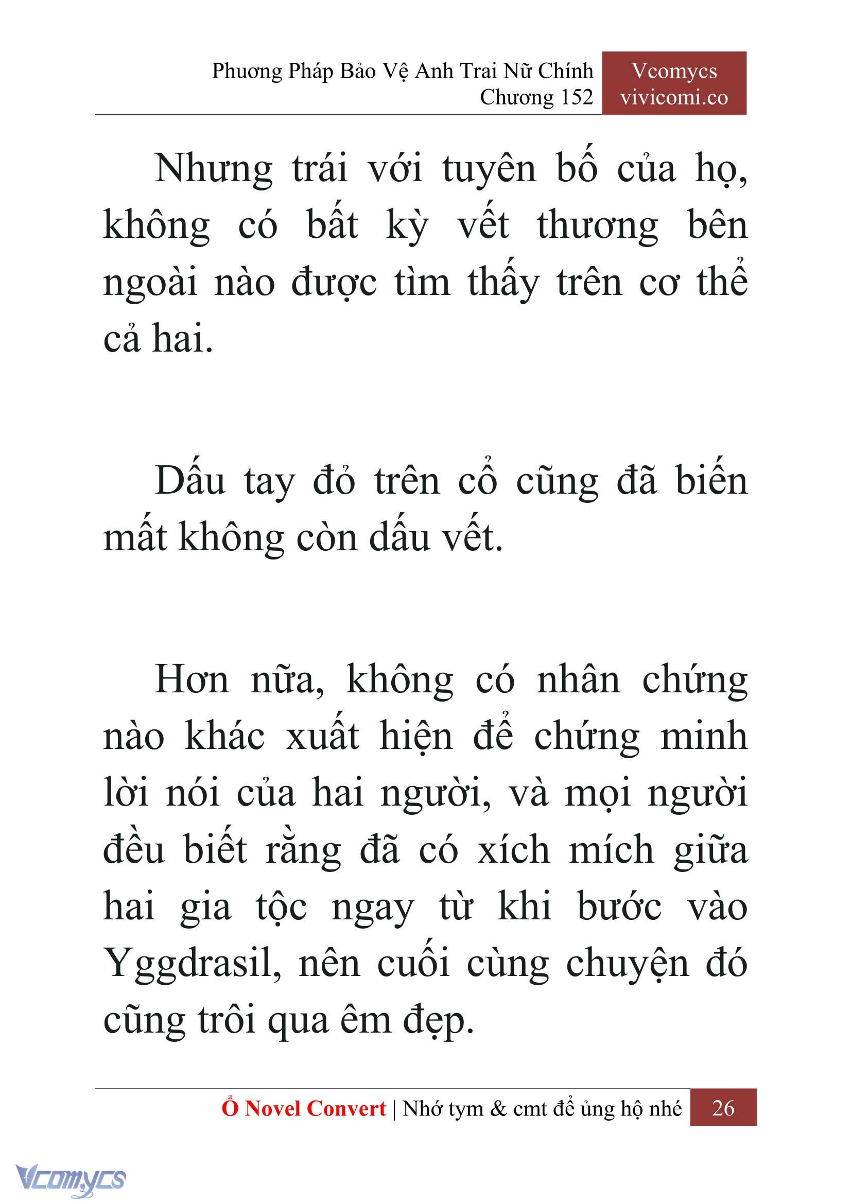 [Novel] Phương Pháp Bảo Vệ Anh Trai Nữ Chính Chap 152 - Trang 2