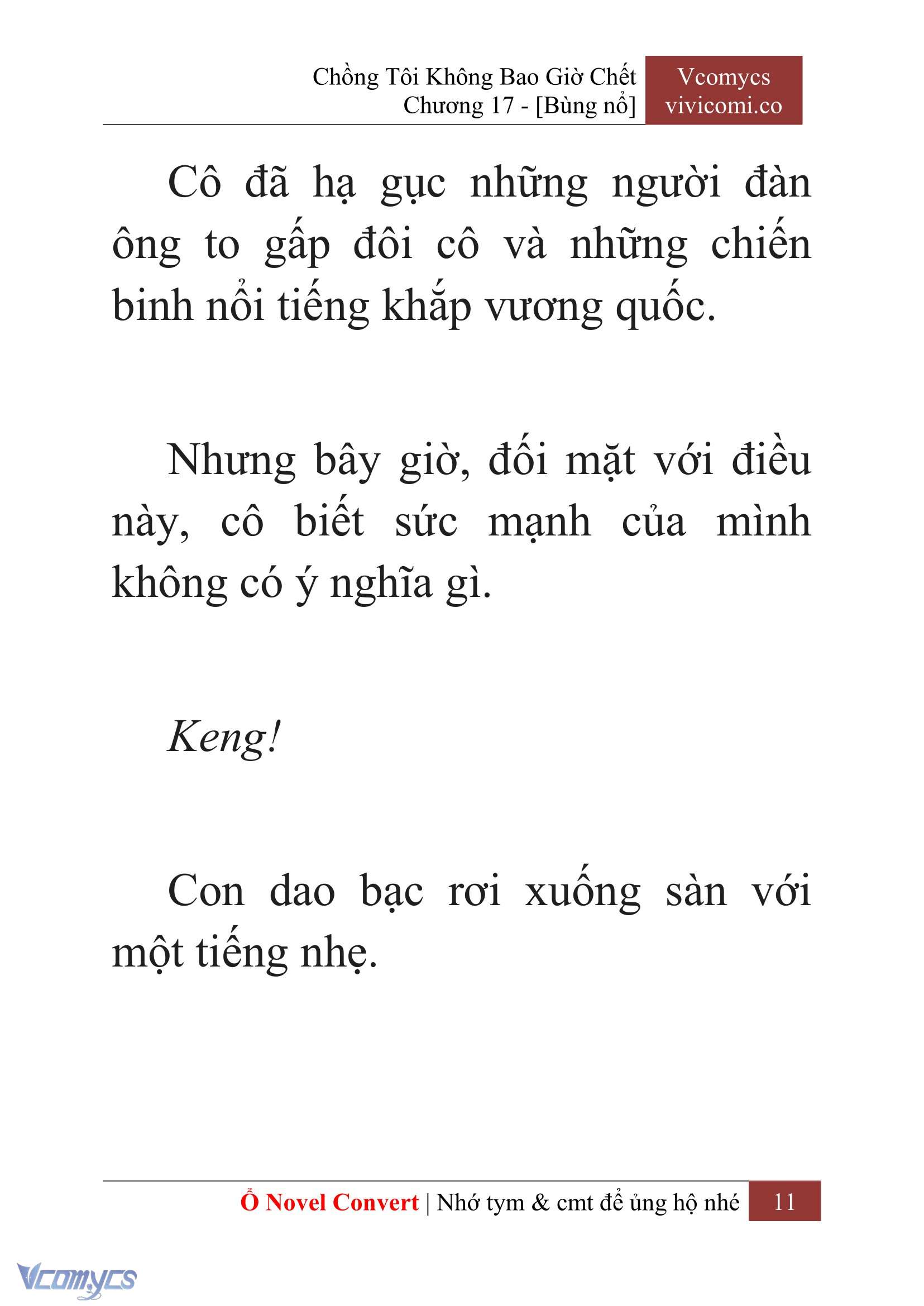 [Novel] Chồng Tôi Không Bao Giờ Chết Chap 17 - Trang 2