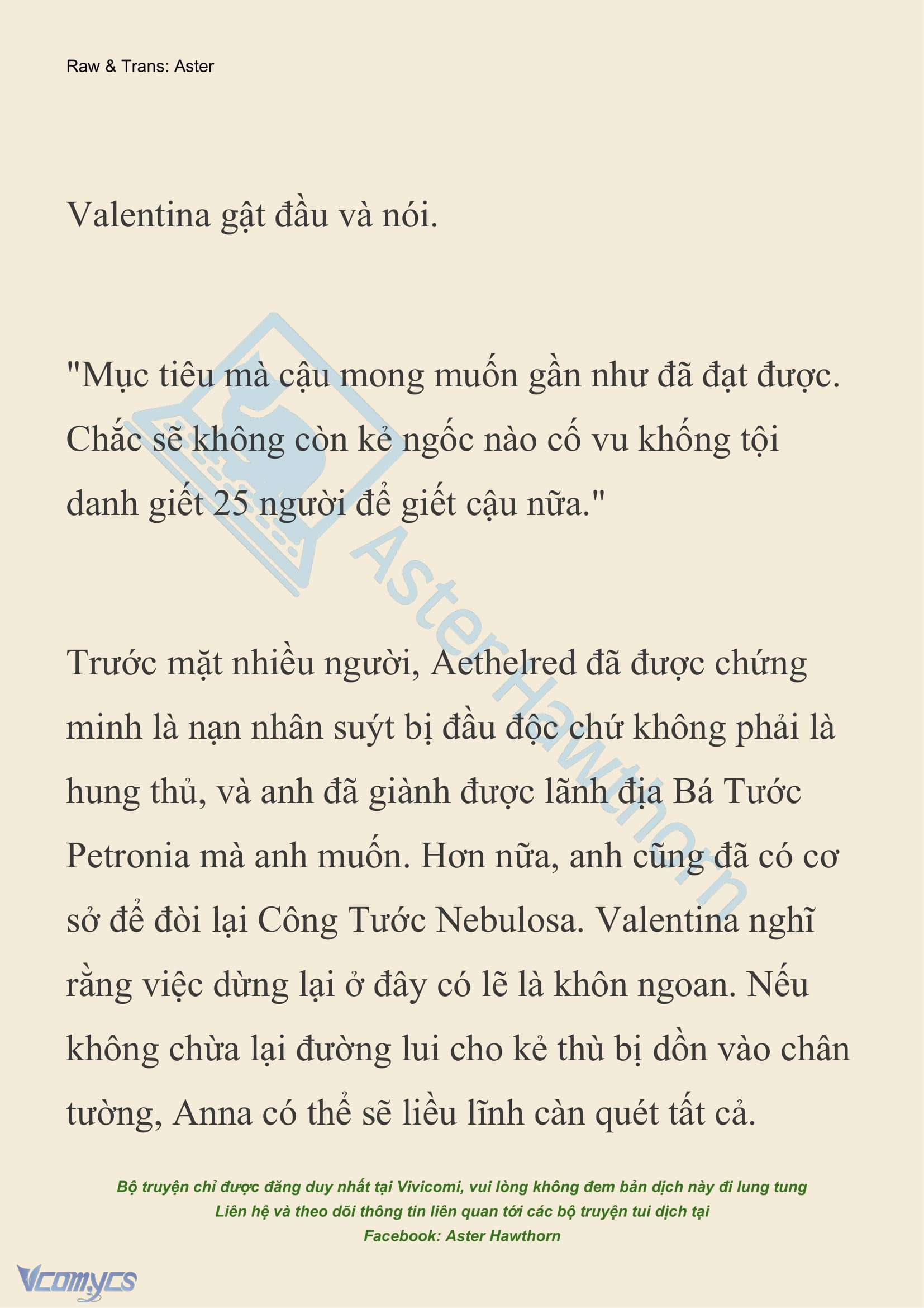 [NOVEL] Thiên Đường Của Valentina Chap 206 - Trang 2
