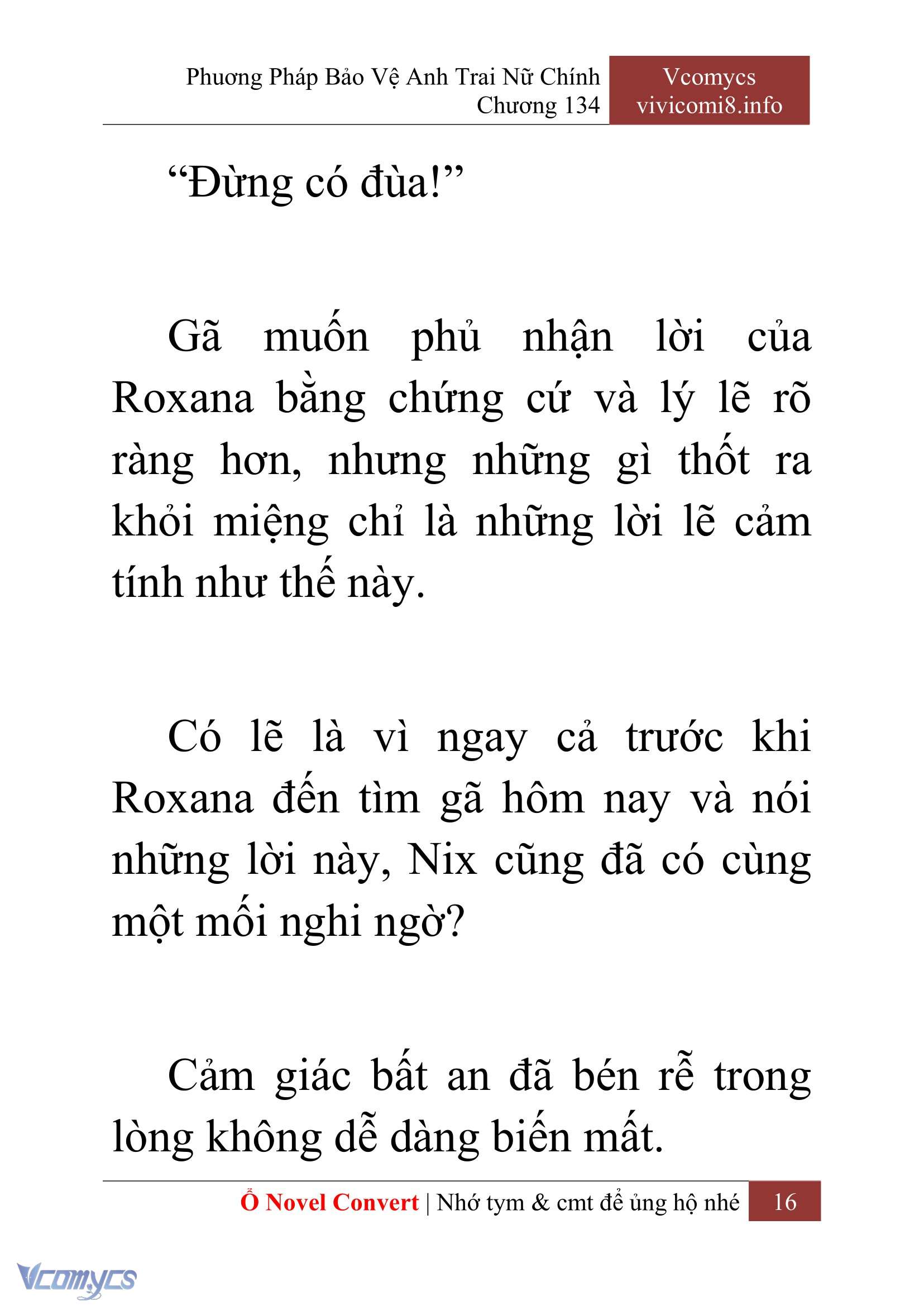 [Novel] Phương Pháp Bảo Vệ Anh Trai Nữ Chính Chap 134 - Trang 2