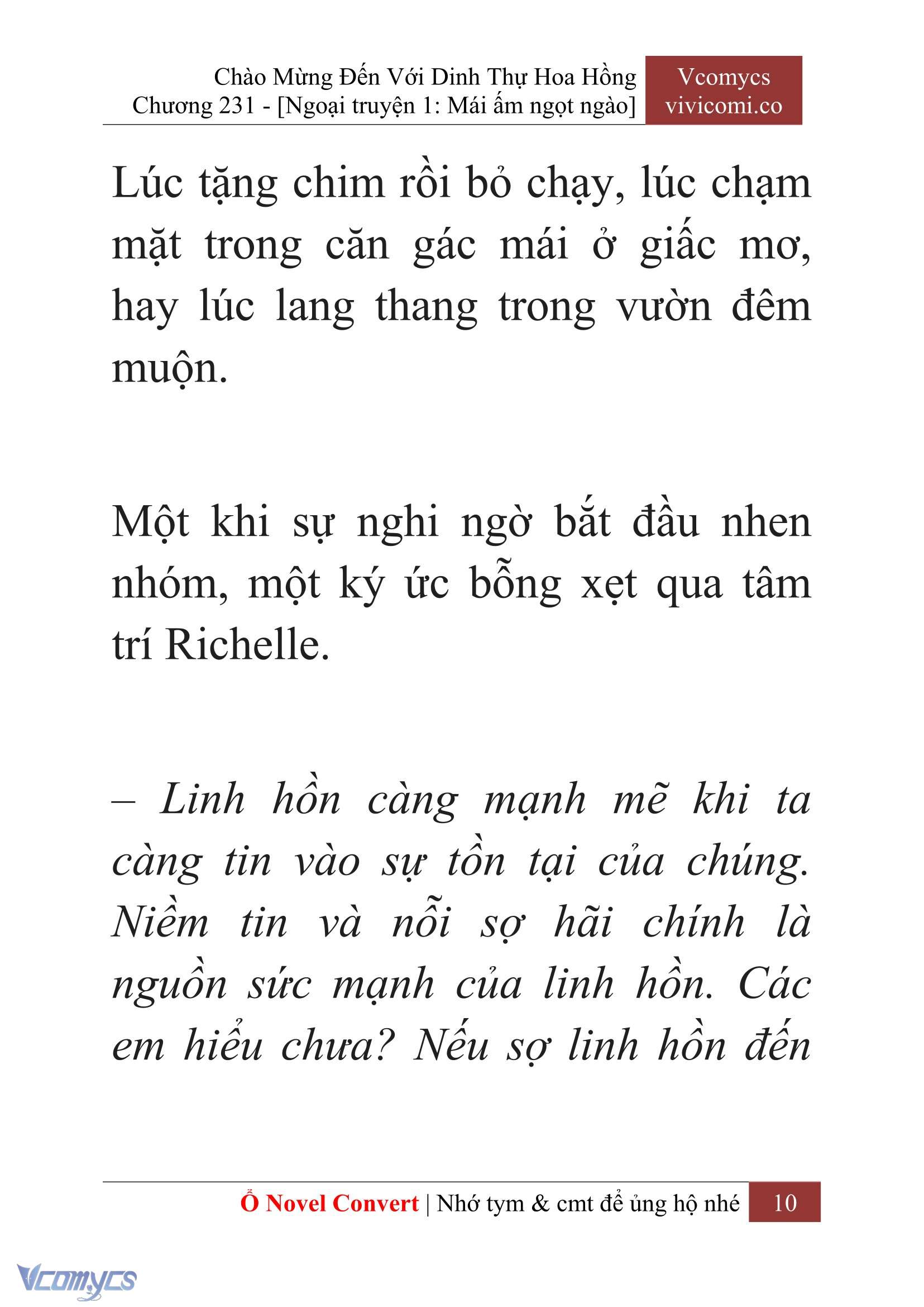 [Novel] Chào Mừng Đến Với Dinh Thự Hoa Hồng Chap 231 - Trang 2