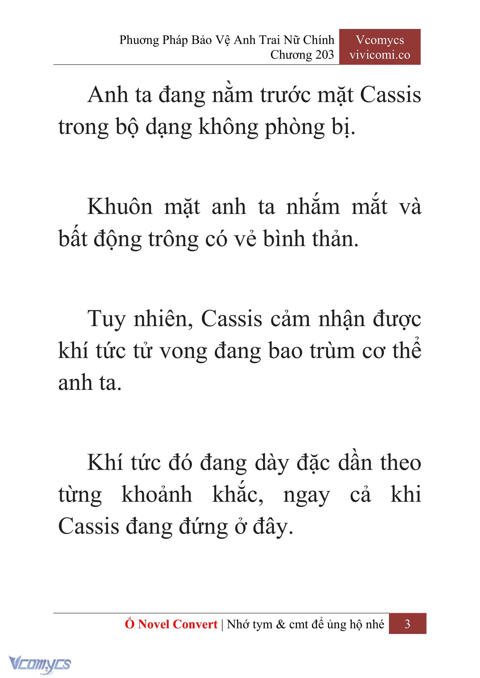 [Novel] Phương Pháp Bảo Vệ Anh Trai Nữ Chính Chap 203 - Trang 2