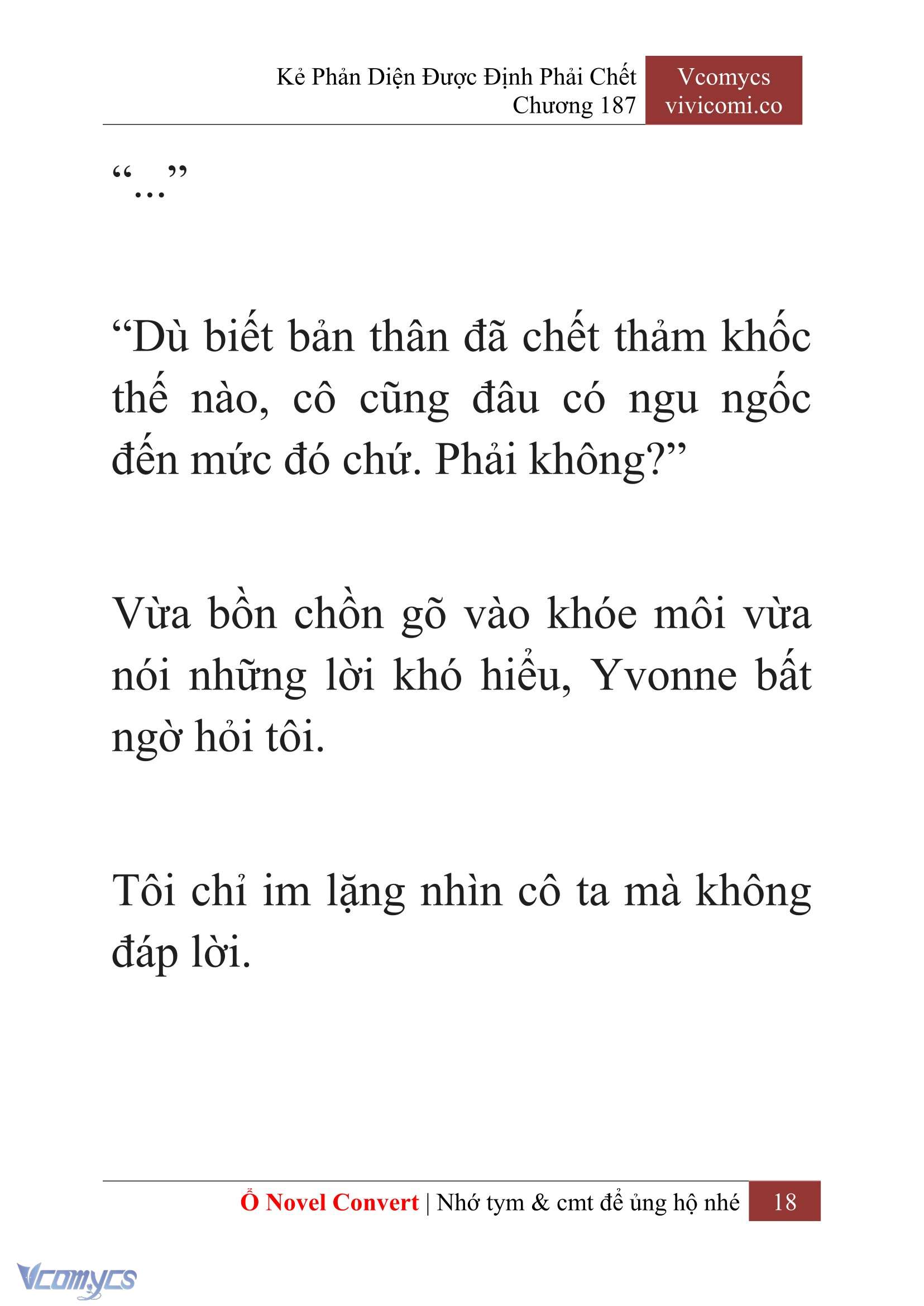 [Novel] Kẻ Phản Diện Được Định Phải Chết Chap 187 - Next Chap 188