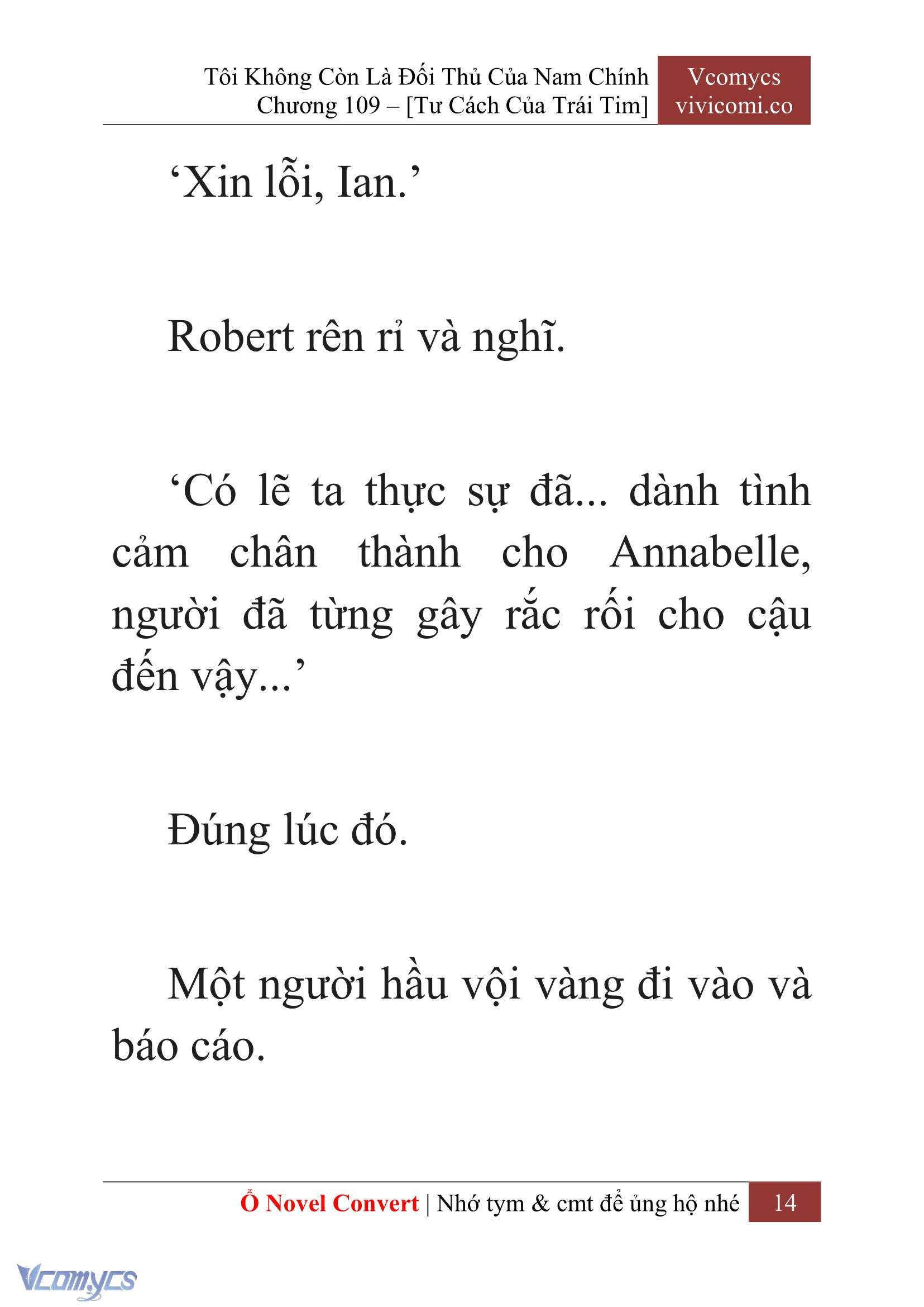 [Novel] Tôi Không Còn Là Đối Thủ Của Nam Chính Chap 109 - Trang 2