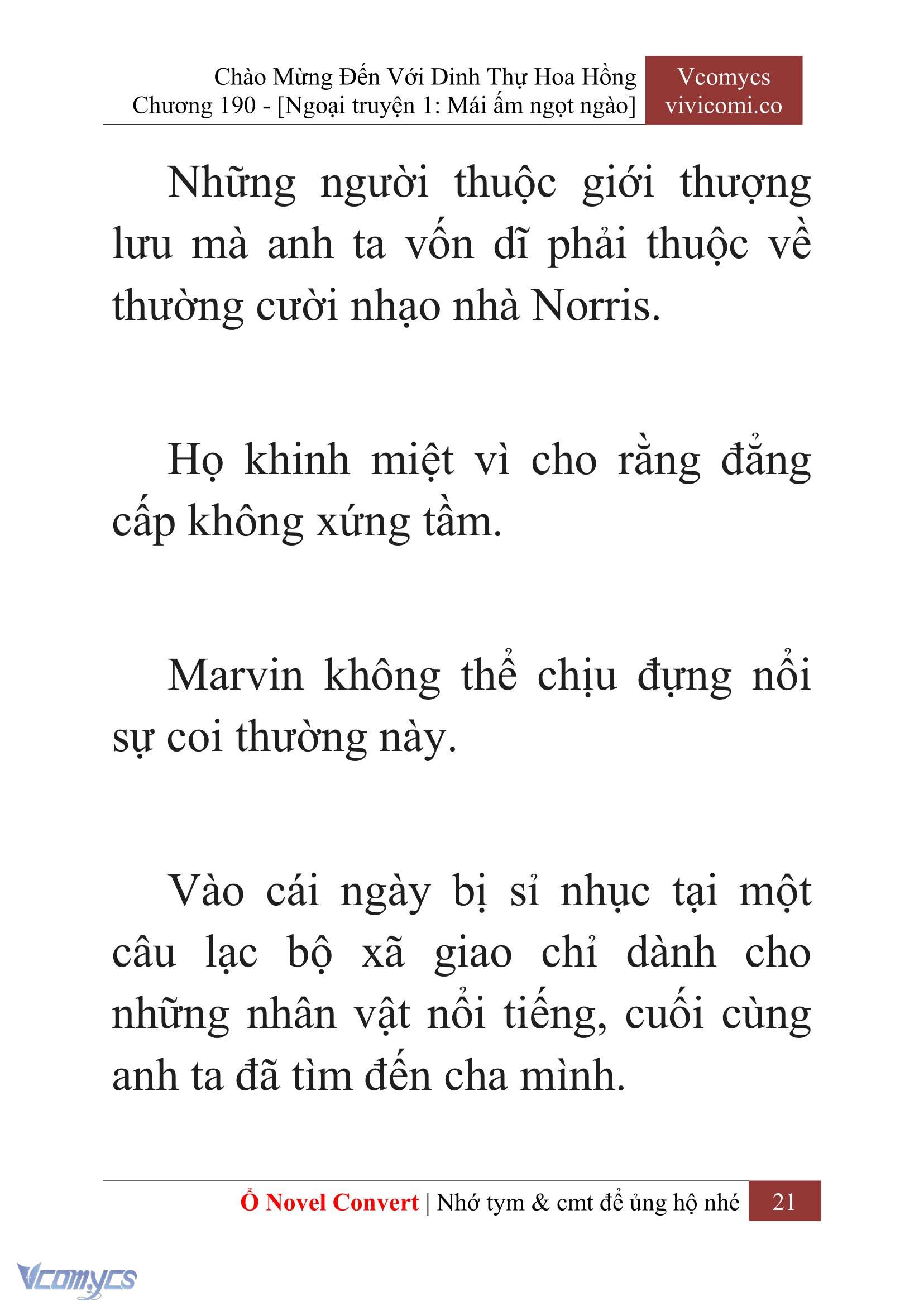 [Novel] Chào Mừng Đến Với Dinh Thự Hoa Hồng Chap 190 - Trang 2