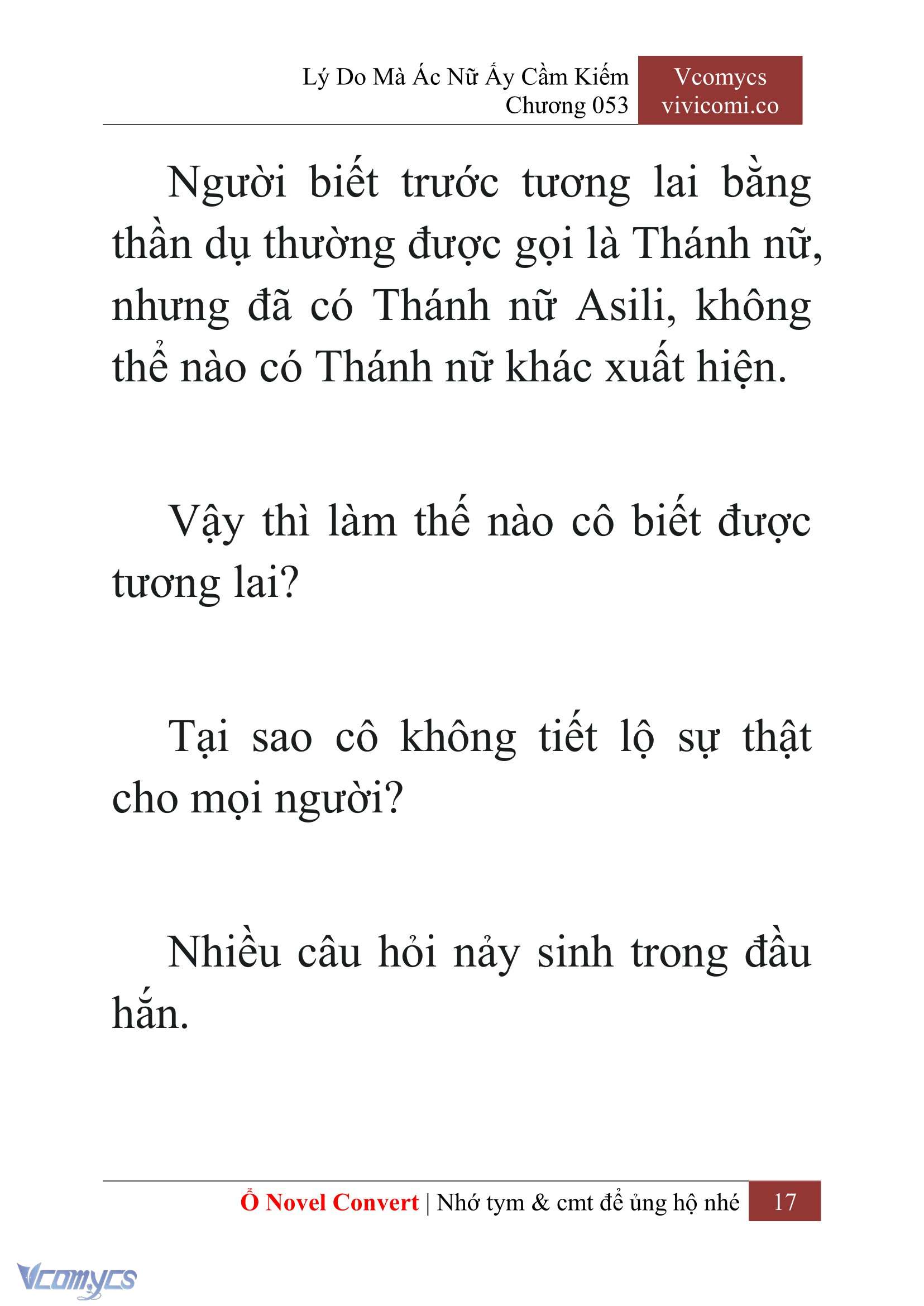 [Novel] Lý Do Mà Ác Nữ Ấy Cầm Kiếm Chap 53 - Trang 2