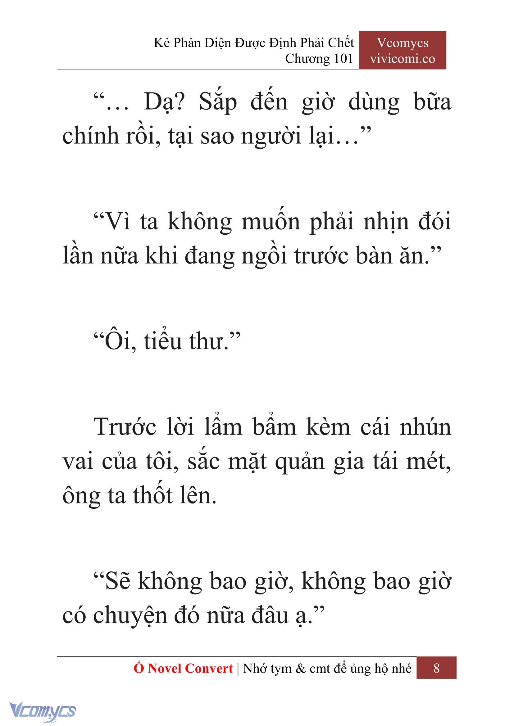 [Novel] Kẻ Phản Diện Được Định Phải Chết Chap 101 - Next Chap 102