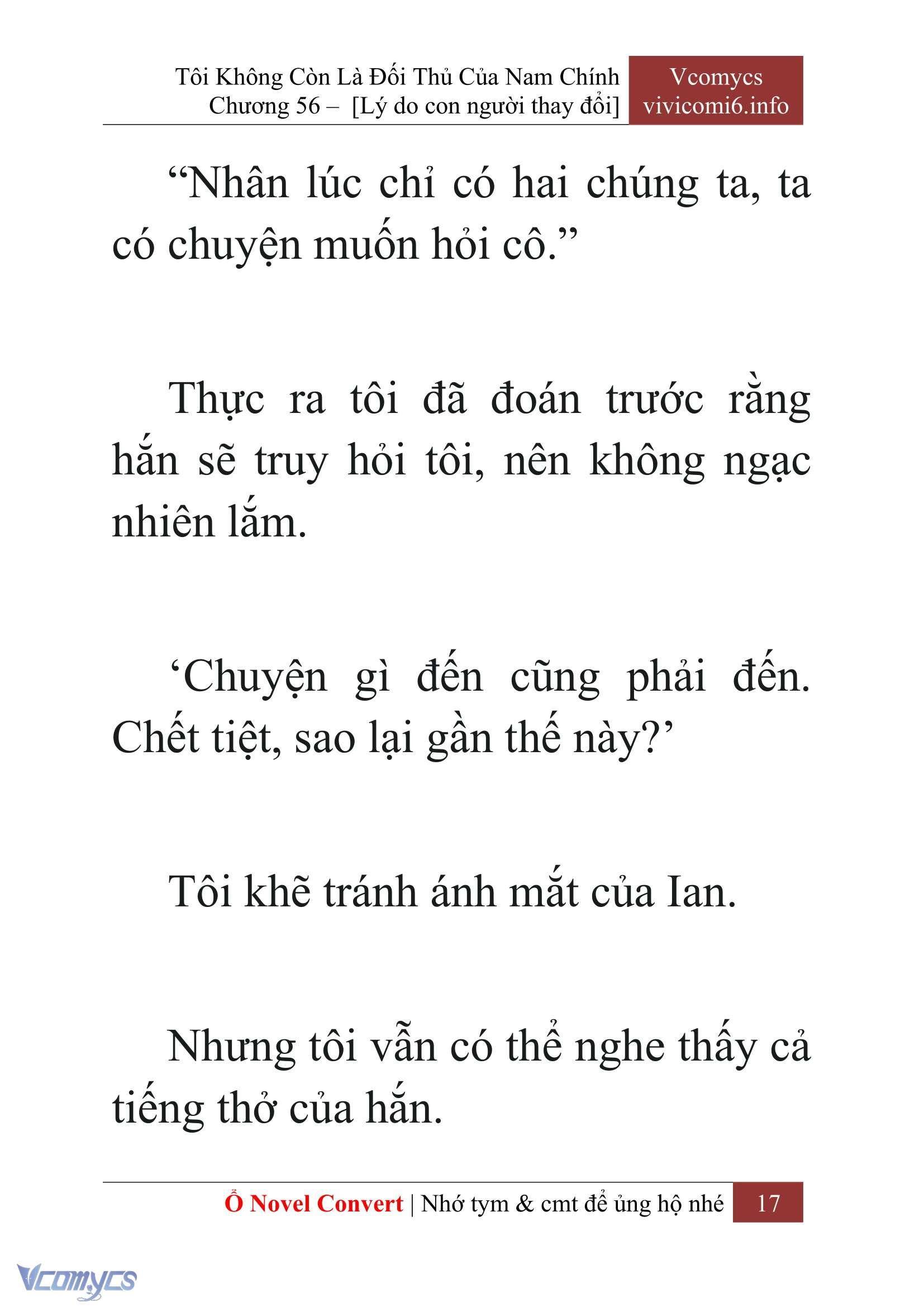 [Novel] Tôi Không Còn Là Đối Thủ Của Nam Chính Chap 56 - Trang 2