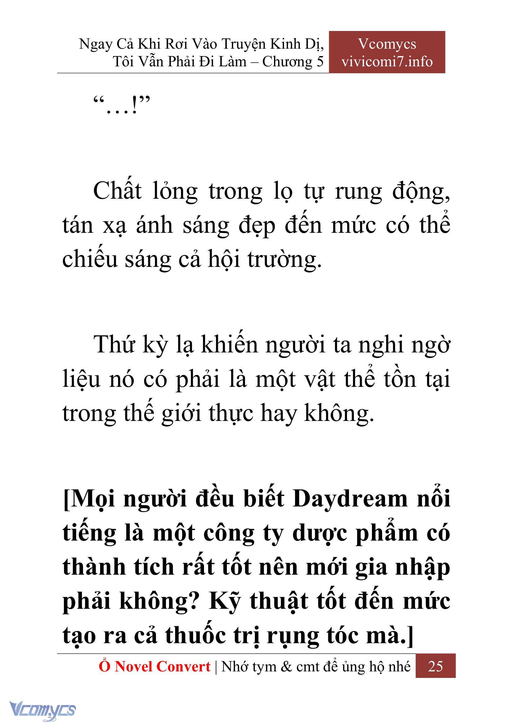 [Novel] Ngay Cả Khi Rơi Vào Truyện Kinh Dị, Tôi Vẫn Phải Đi Làm Chap 5 - Trang 2