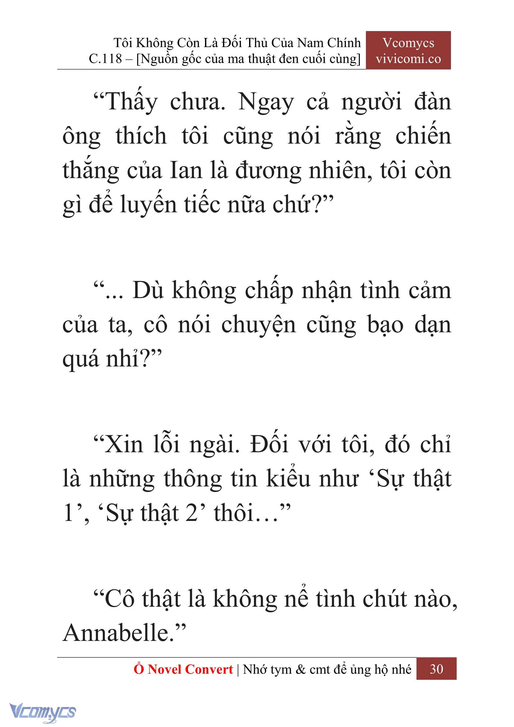 [Novel] Tôi Không Còn Là Đối Thủ Của Nam Chính Chap 118 - Trang 2