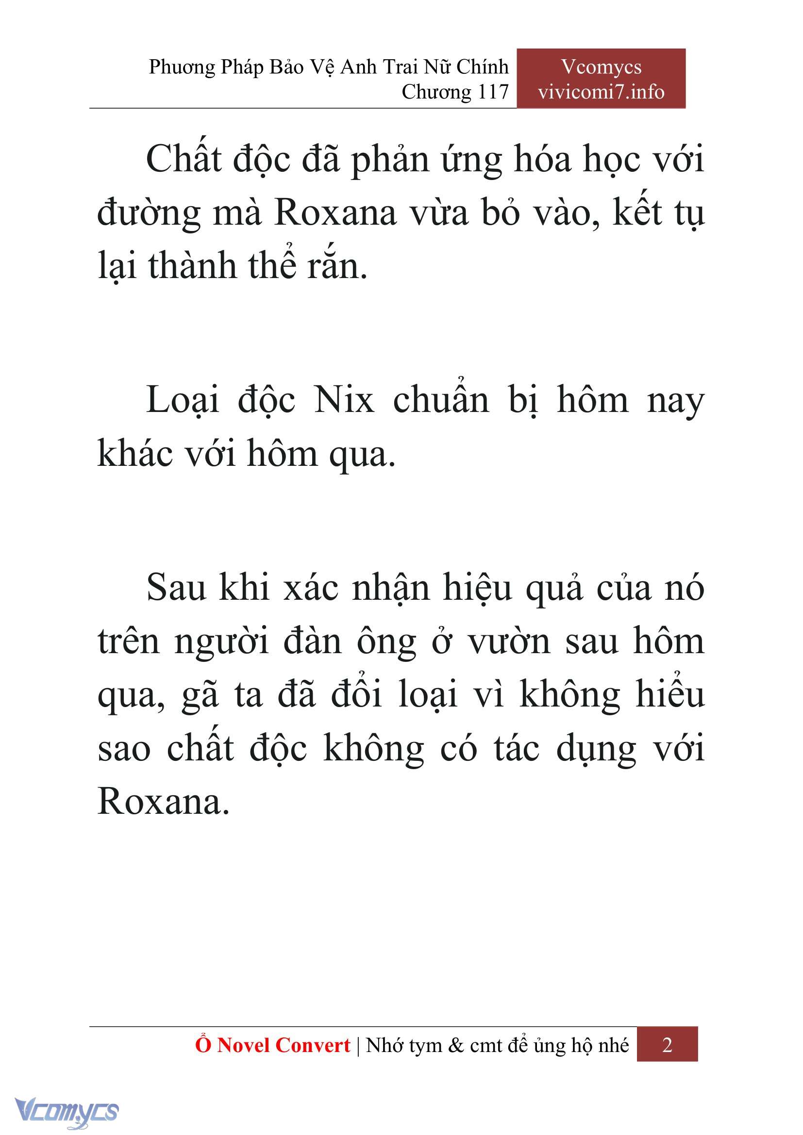 [Novel] Phương Pháp Bảo Vệ Anh Trai Nữ Chính Chap 117 - Trang 2