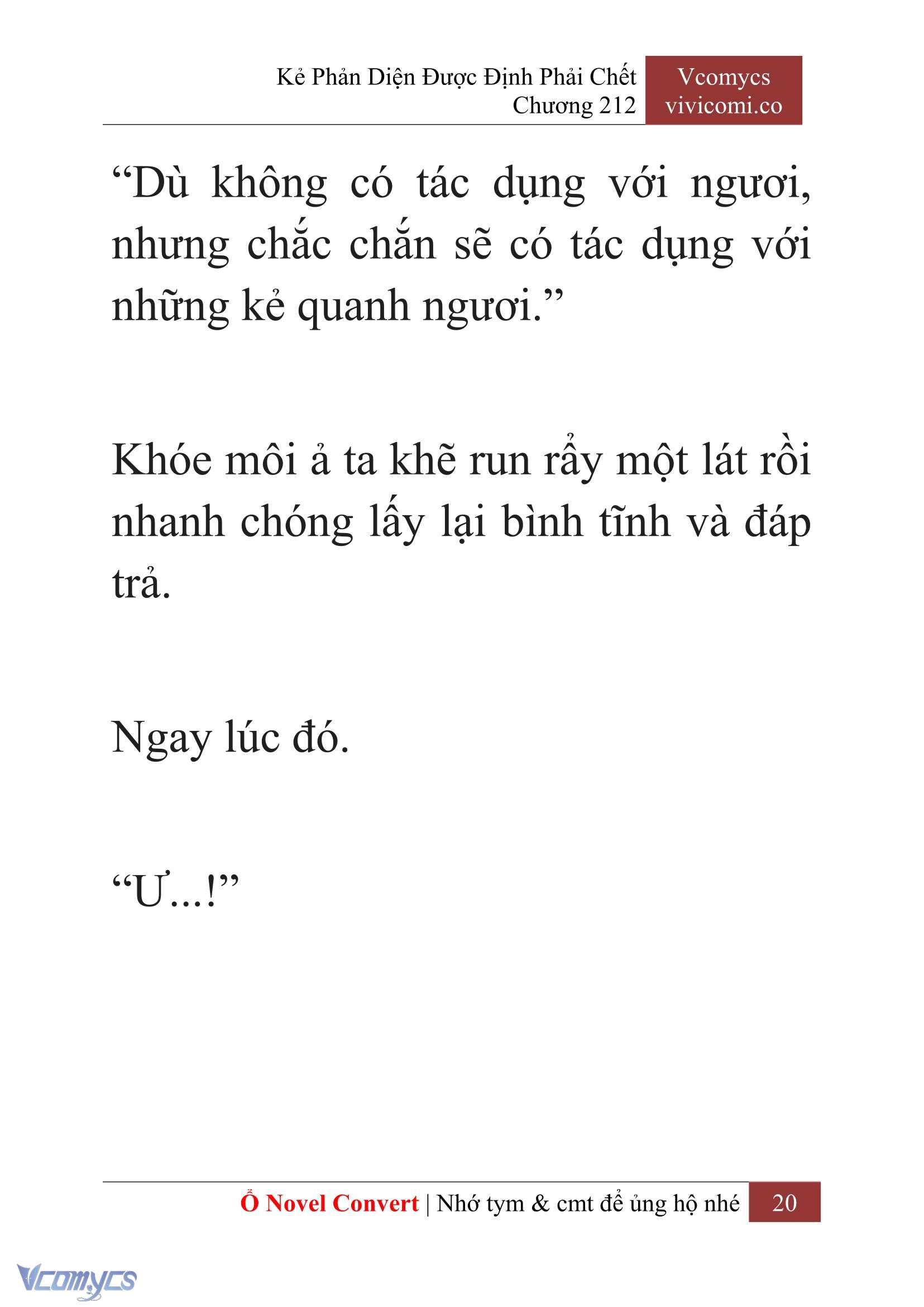 [Novel] Kẻ Phản Diện Được Định Phải Chết Chap 212 - Trang 2