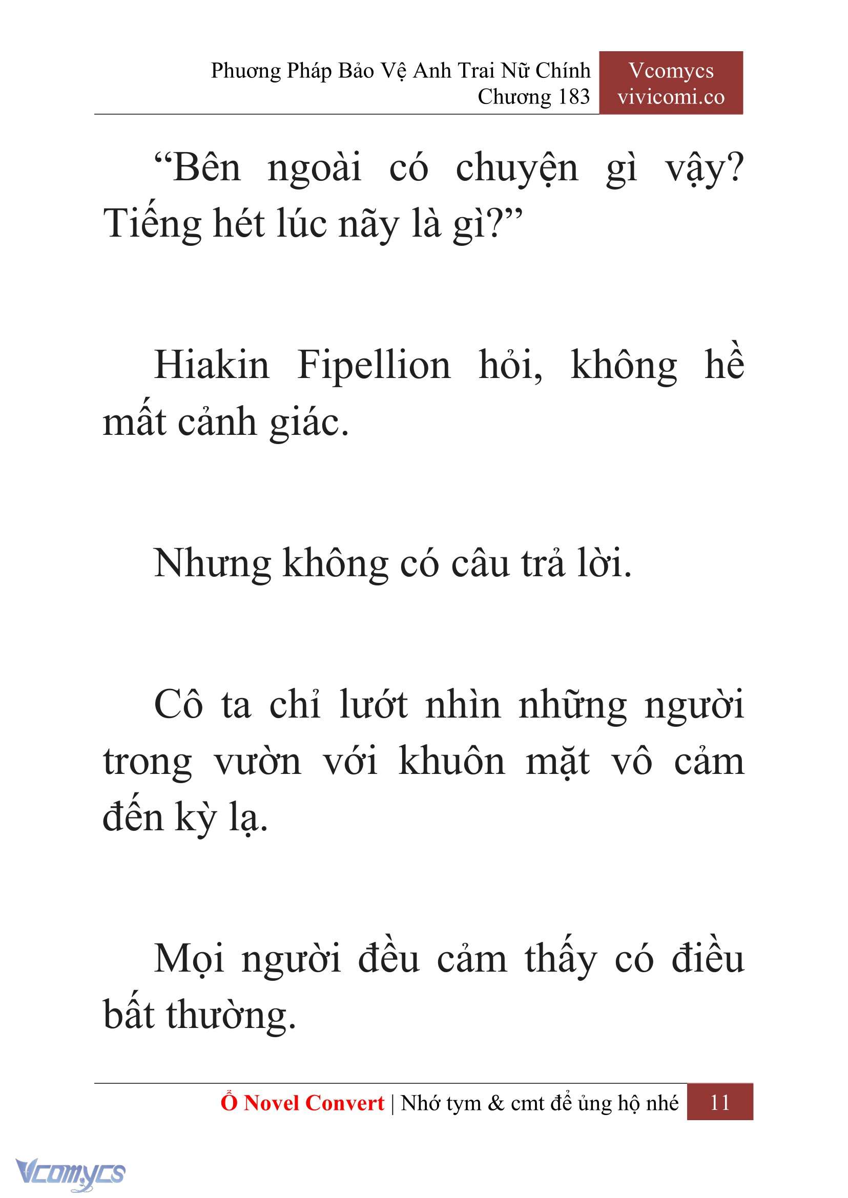 [Novel] Phương Pháp Bảo Vệ Anh Trai Nữ Chính Chap 183 - Trang 2