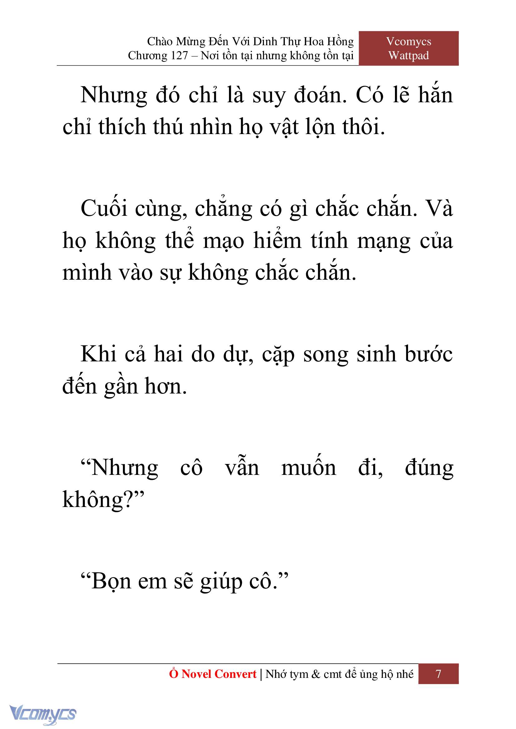 [Novel] Chào Mừng Đến Với Dinh Thự Hoa Hồng Chap 127 - Trang 2