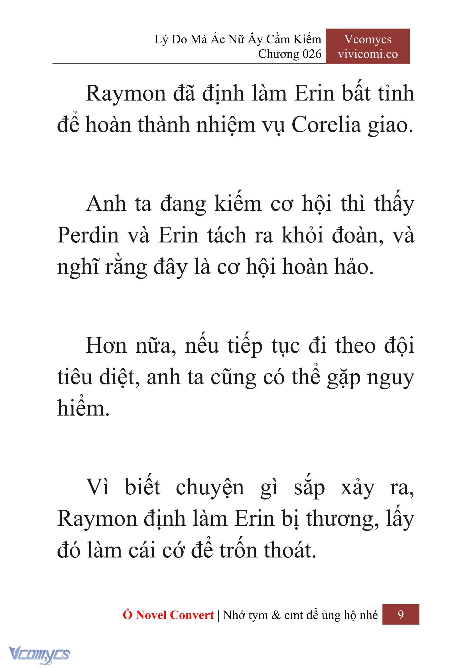 [Novel] Lý Do Mà Ác Nữ Ấy Cầm Kiếm Chap 26 - Trang 2