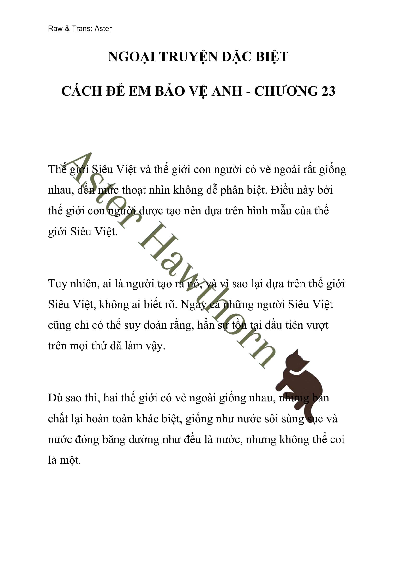 [NOVEL] Ngoại Truyện Cách Để Em Bảo Vệ Anh Chap 77 - Trang 2