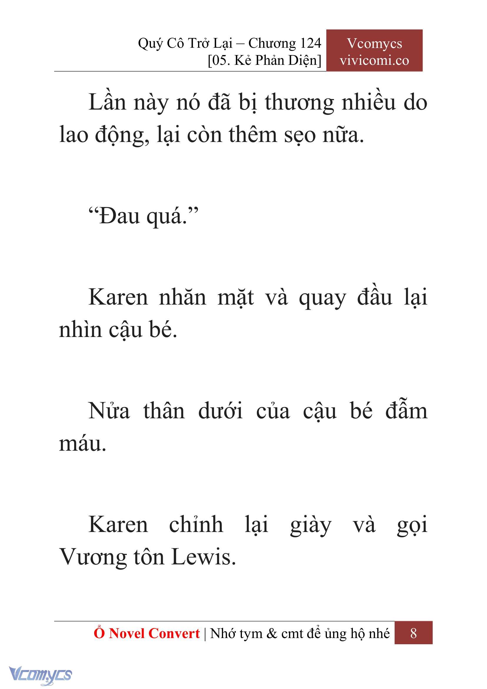 [Novel] Quý Cô Trở Lại Chap 124 - Next Chap 125