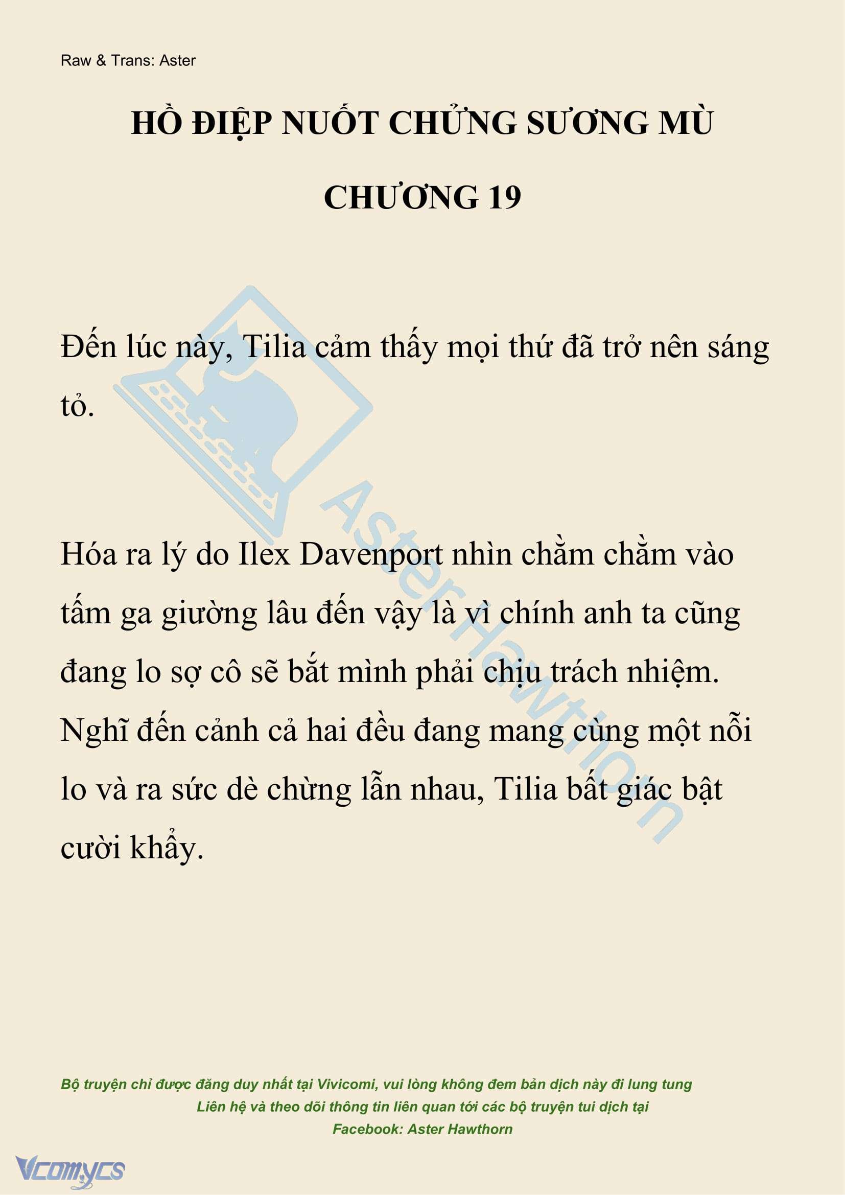 [NOVEL] Hồ Điệp Nuốt Chửng Sương Mù Chap 19 - Trang 2