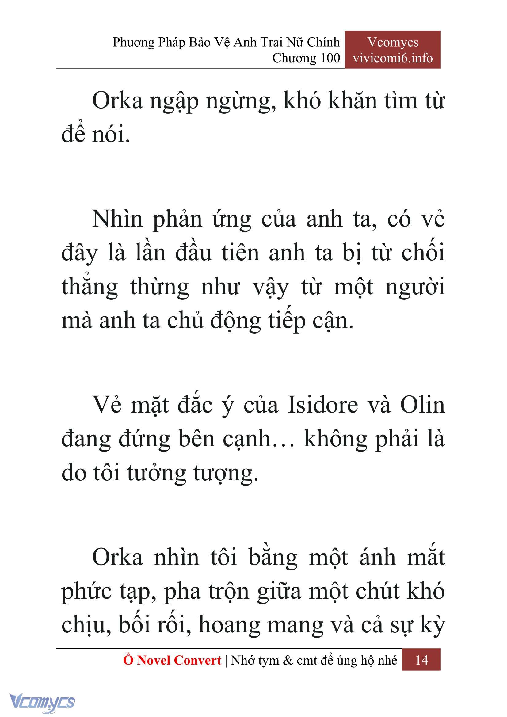 [Novel] Phương Pháp Bảo Vệ Anh Trai Nữ Chính Chap 100 - Trang 2