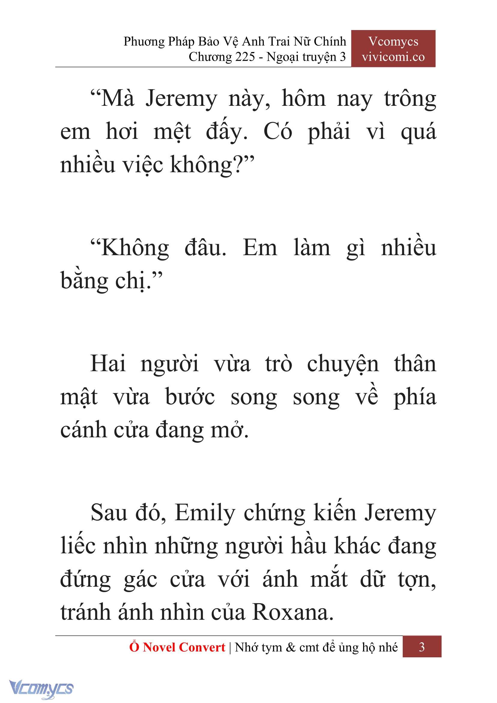 [Novel] Phương Pháp Bảo Vệ Anh Trai Nữ Chính Chap 225 - Trang 2