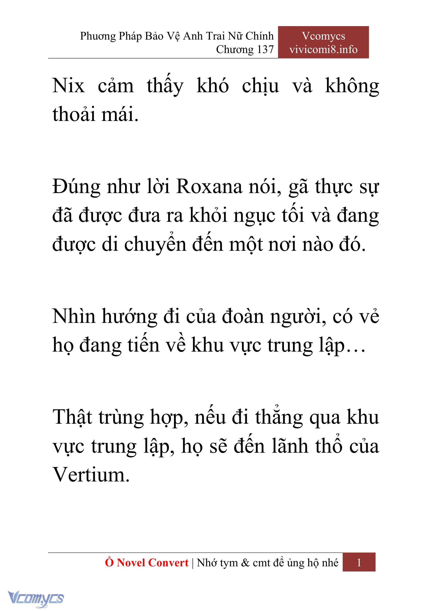 [Novel] Phương Pháp Bảo Vệ Anh Trai Nữ Chính Chap 137 - Trang 2