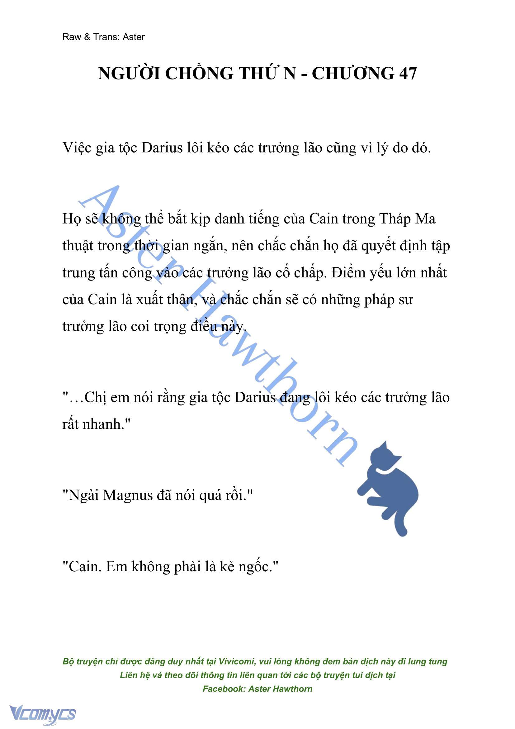 [NOVEL] Người Chồng Thứ N Chap 47 - Trang 2