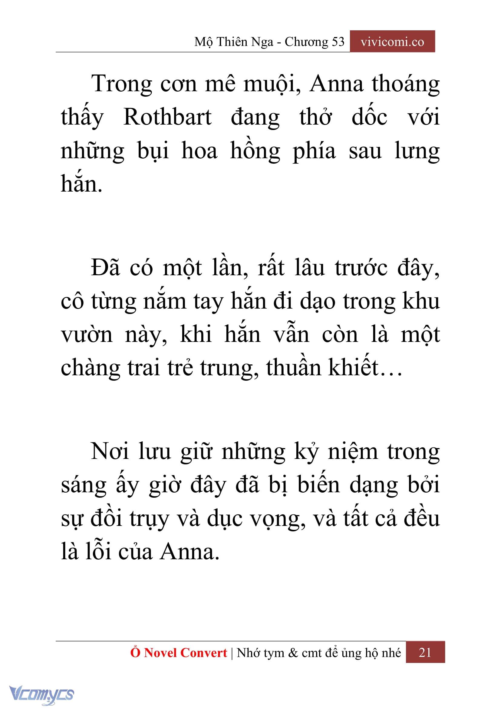 [Novel] Mộ Thiên Nga Chap 53 - Next 