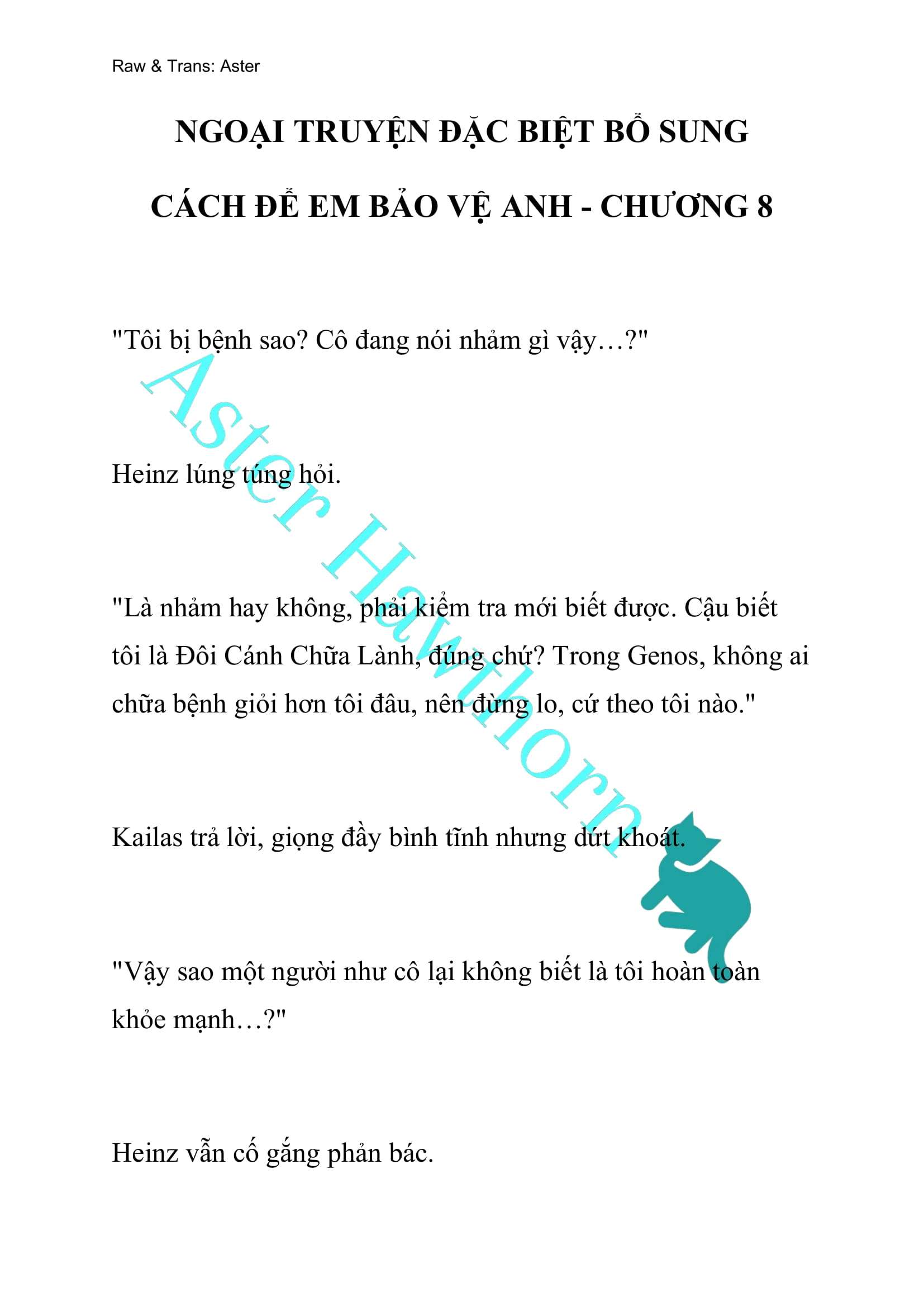 [NOVEL] Ngoại Truyện Cách Để Em Bảo Vệ Anh Chap 105 - Trang 2