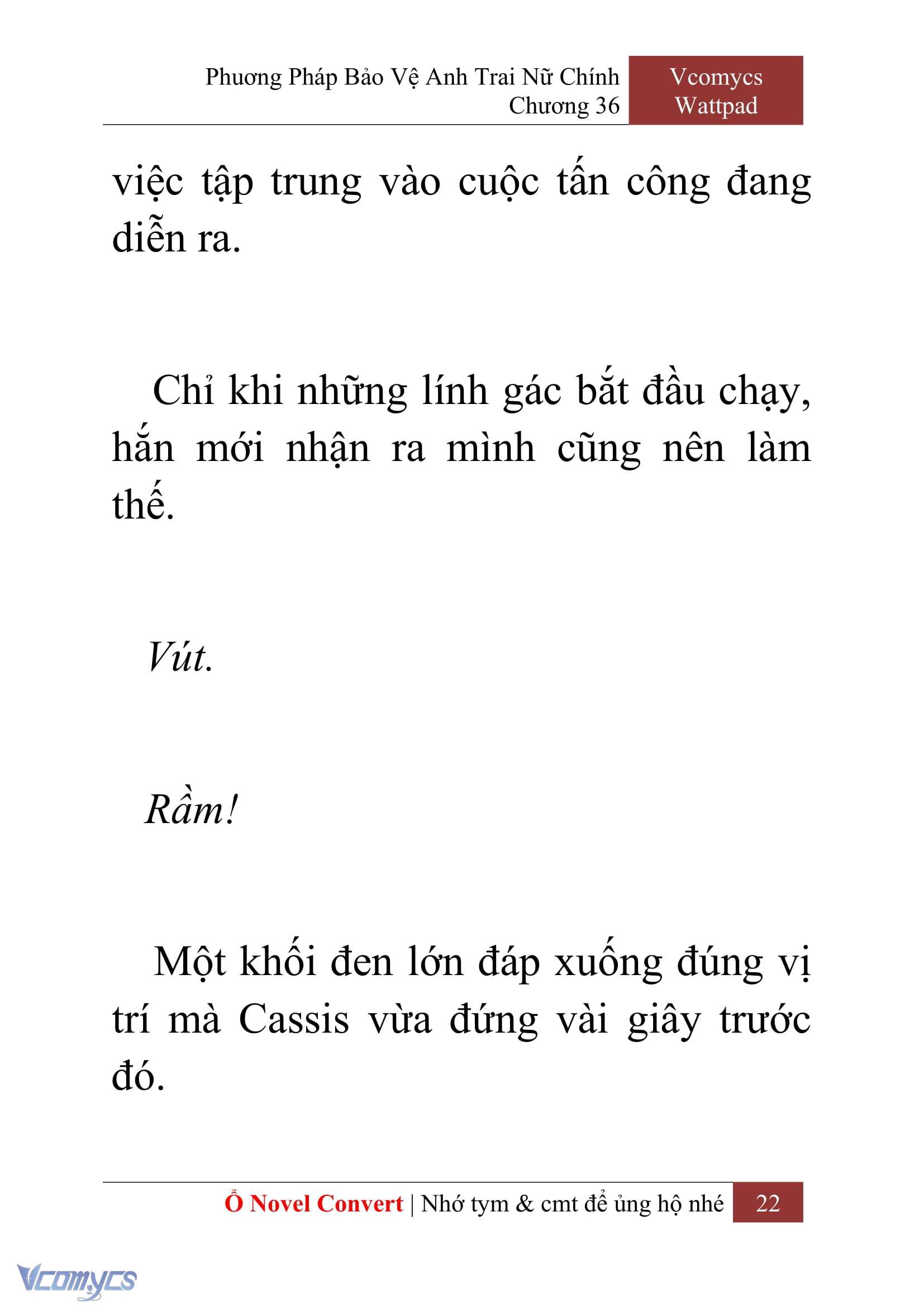 [Novel] Phương Pháp Bảo Vệ Anh Trai Nữ Chính Chap 36 - Trang 2