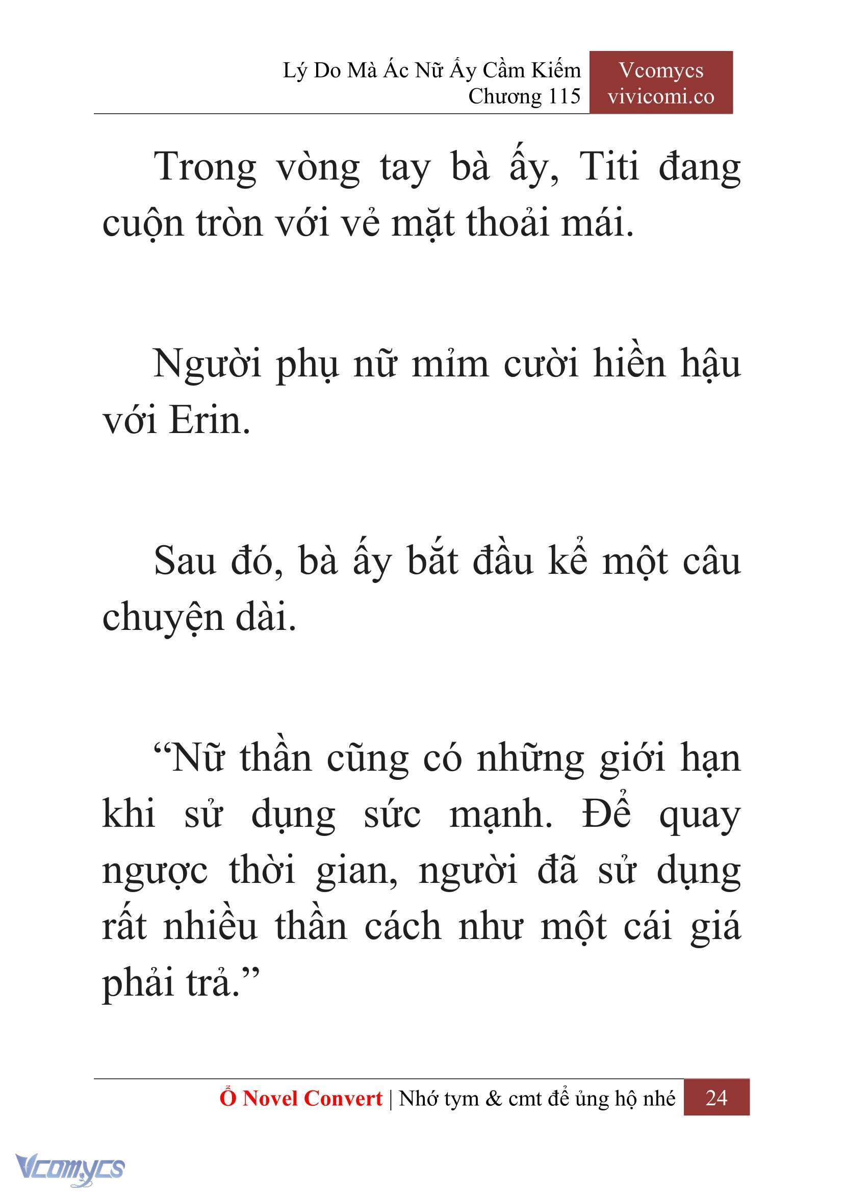[Novel] Lý Do Mà Ác Nữ Ấy Cầm Kiếm Chap 115 - Trang 2