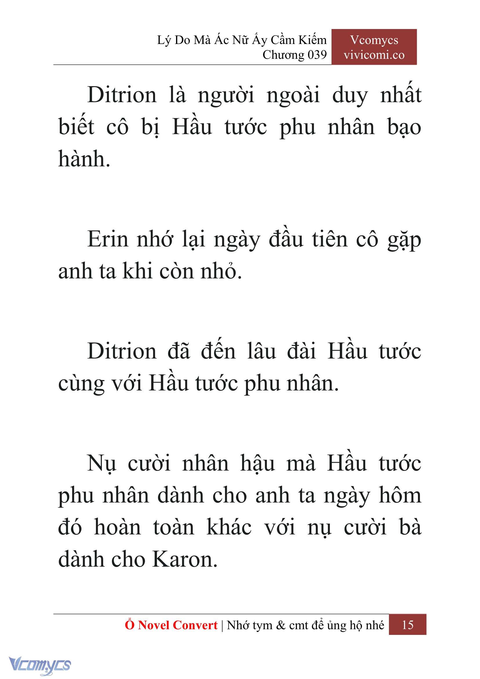 [Novel] Lý Do Mà Ác Nữ Ấy Cầm Kiếm Chap 39 - Trang 2