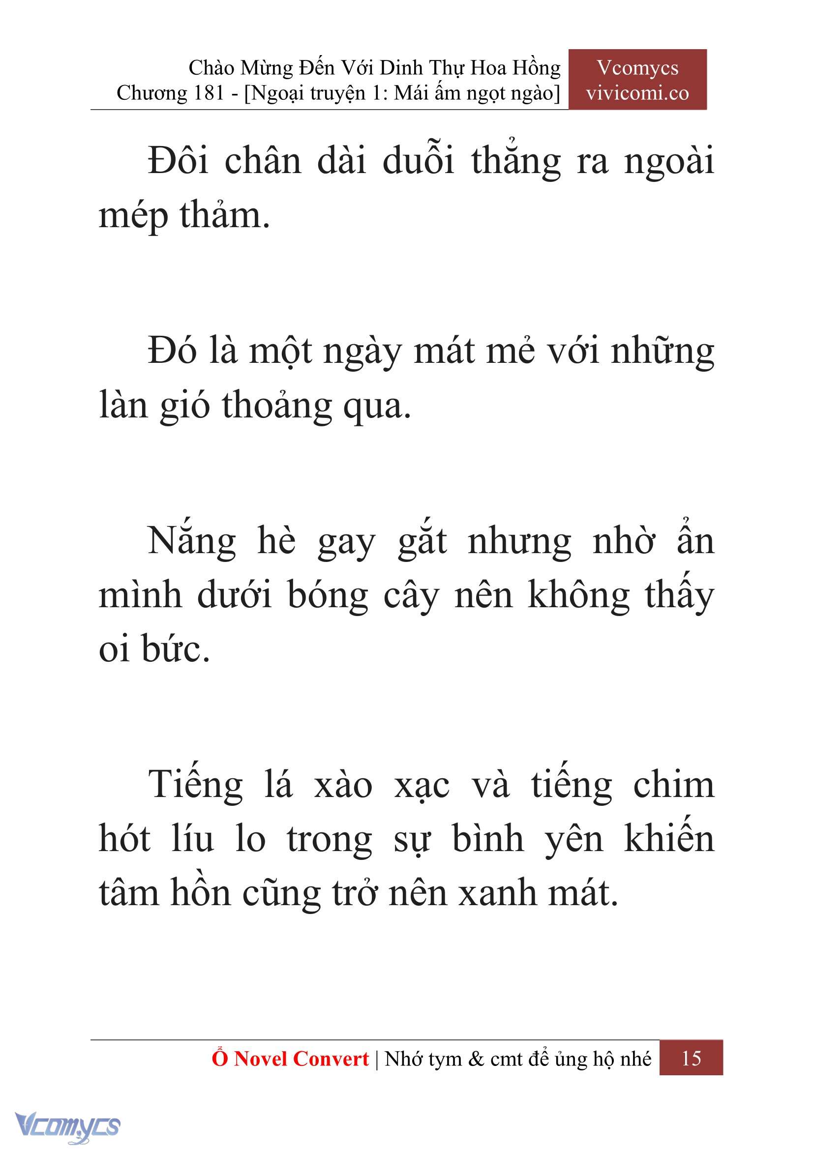 [Novel] Chào Mừng Đến Với Dinh Thự Hoa Hồng Chap 181 - Trang 2