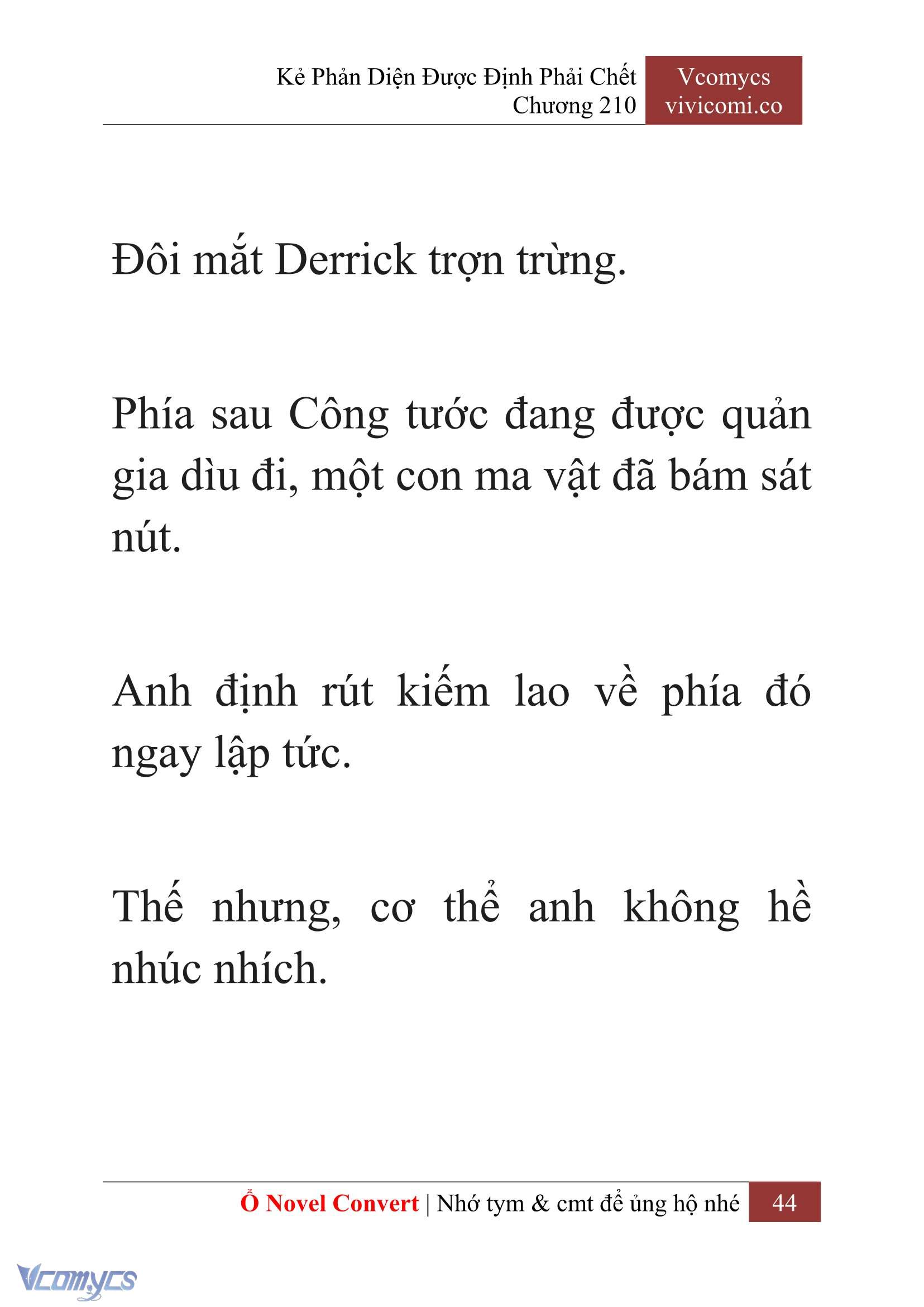 [Novel] Kẻ Phản Diện Được Định Phải Chết Chap 210 - Trang 2