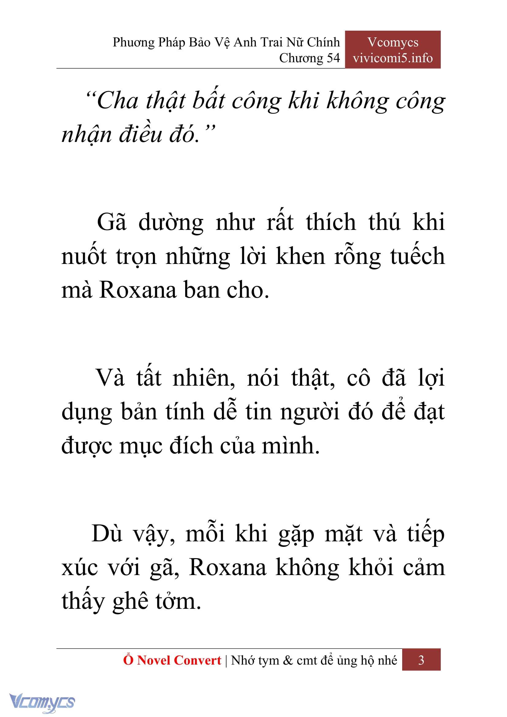 [Novel] Phương Pháp Bảo Vệ Anh Trai Nữ Chính Chap 54 - Trang 2
