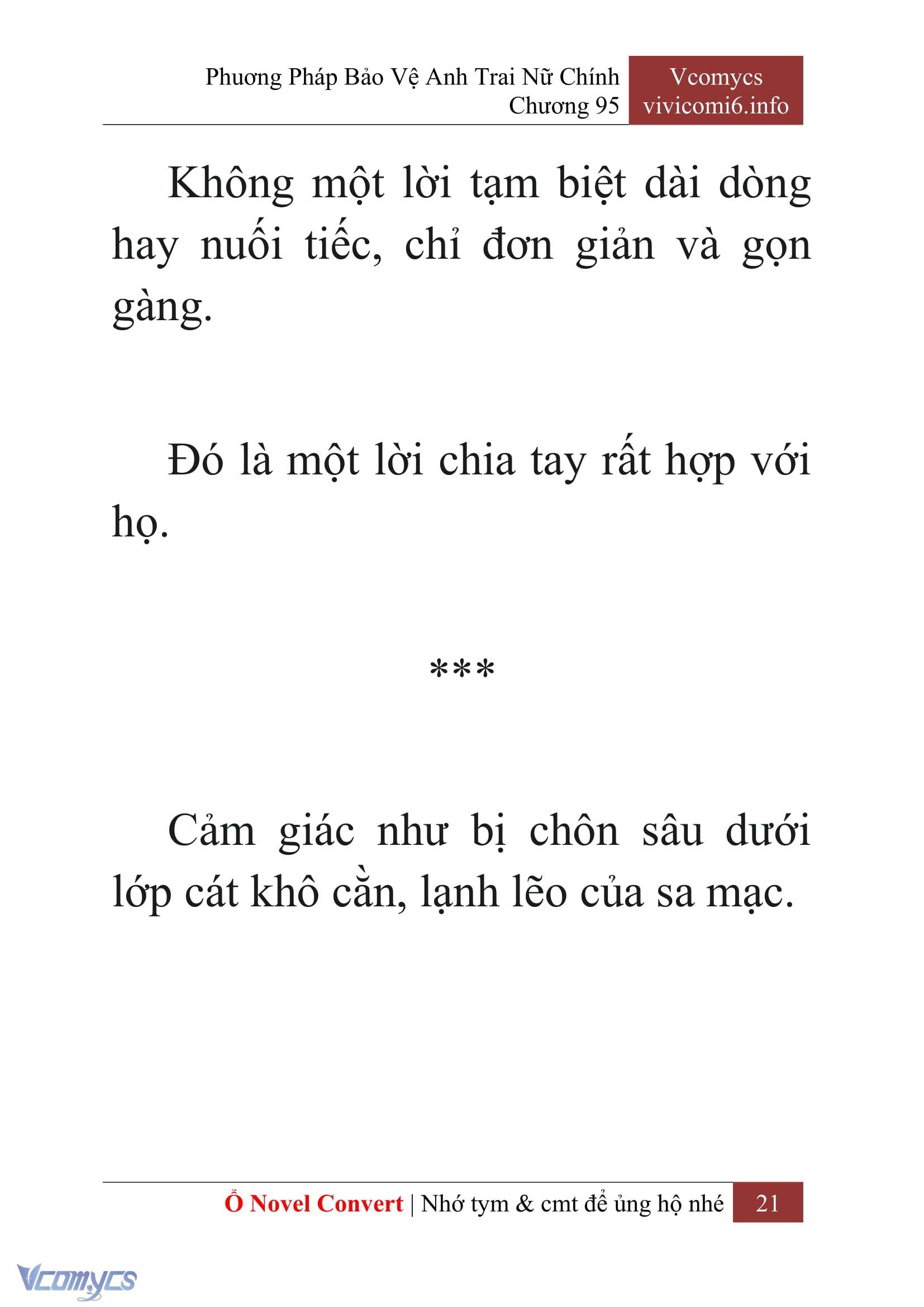 [Novel] Phương Pháp Bảo Vệ Anh Trai Nữ Chính Chap 95 - Trang 2