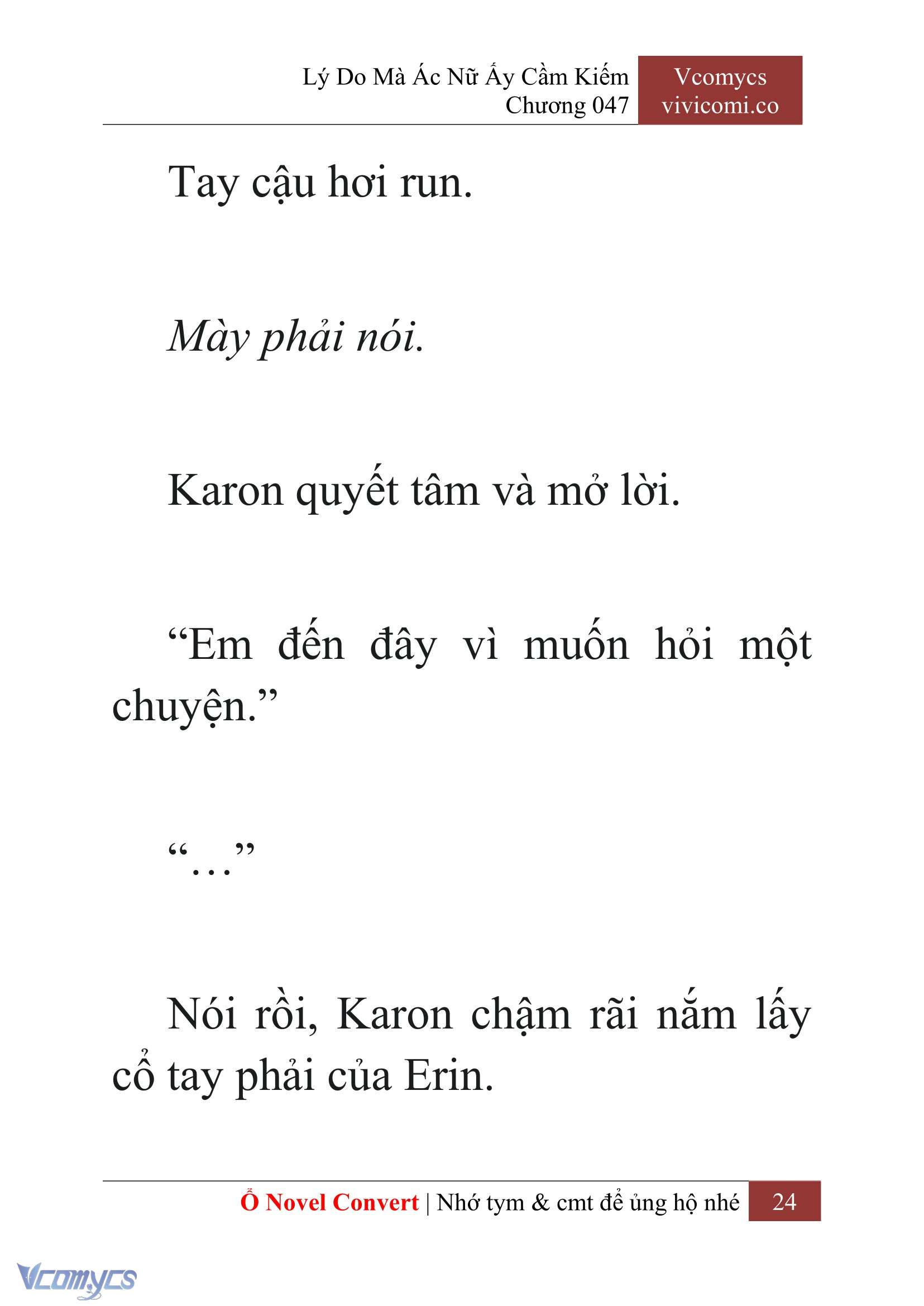 [Novel] Lý Do Mà Ác Nữ Ấy Cầm Kiếm Chap 47 - Trang 2